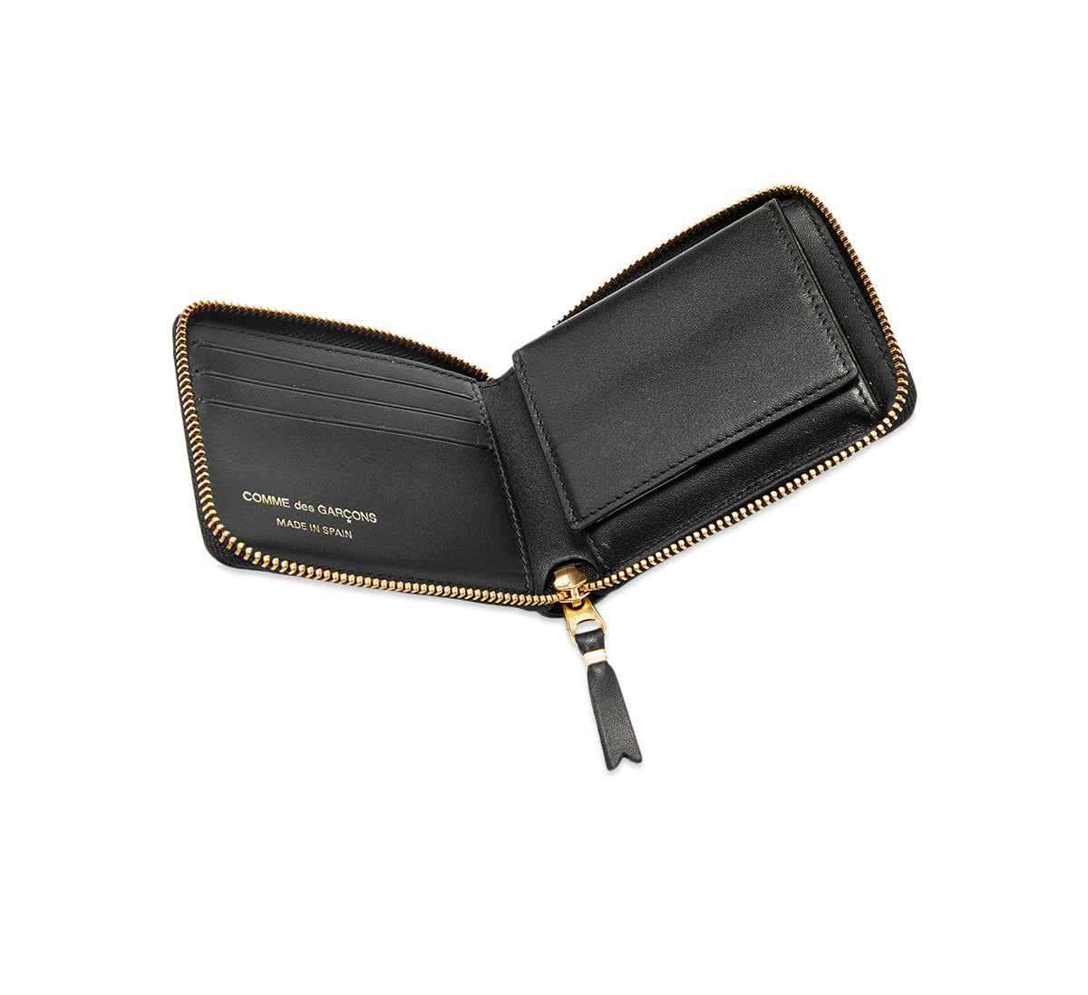 Classic Large Zip Wallet - Black