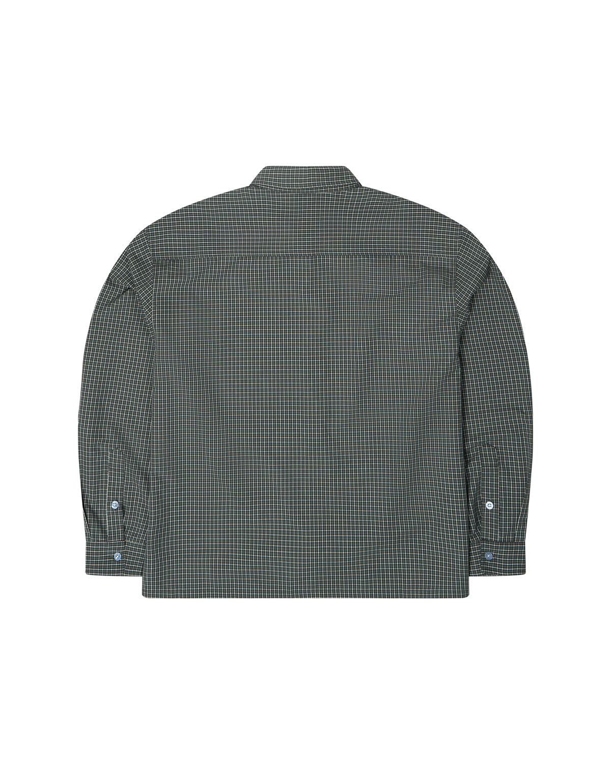 Script L/S Wright Shirt - Navy / Green Check