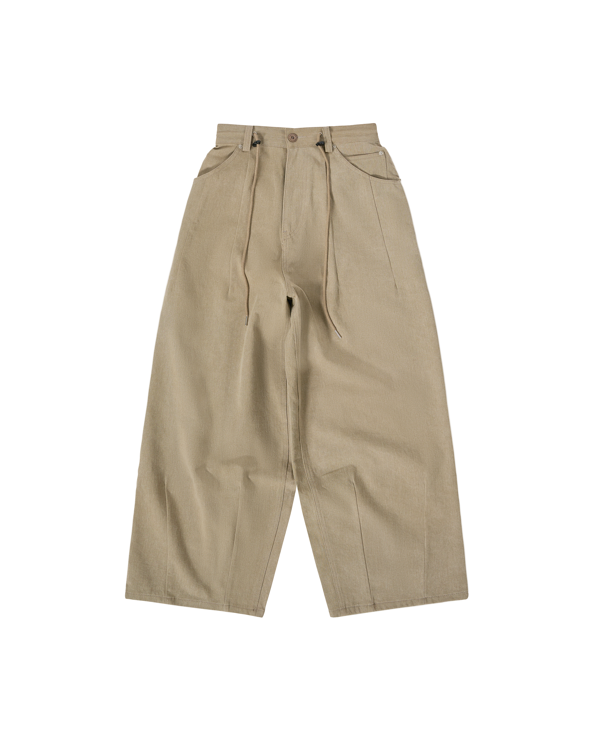 Double Dart Denim Jeans - Brown