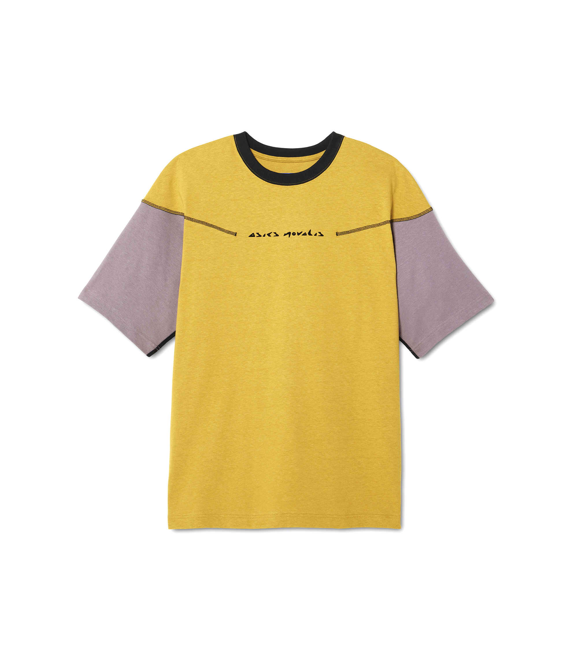 Bixa S/S T-Shirt -  Medallion Yellow / Obsidian Black
