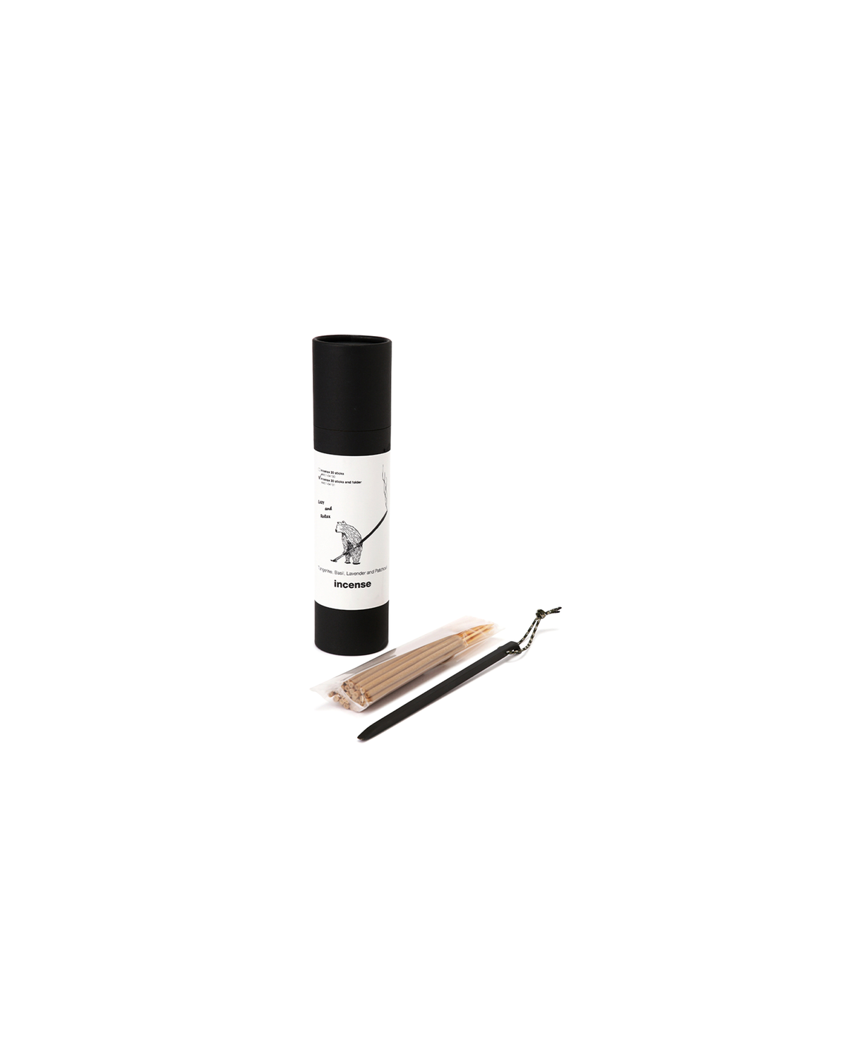 Incense and Holder - Grey