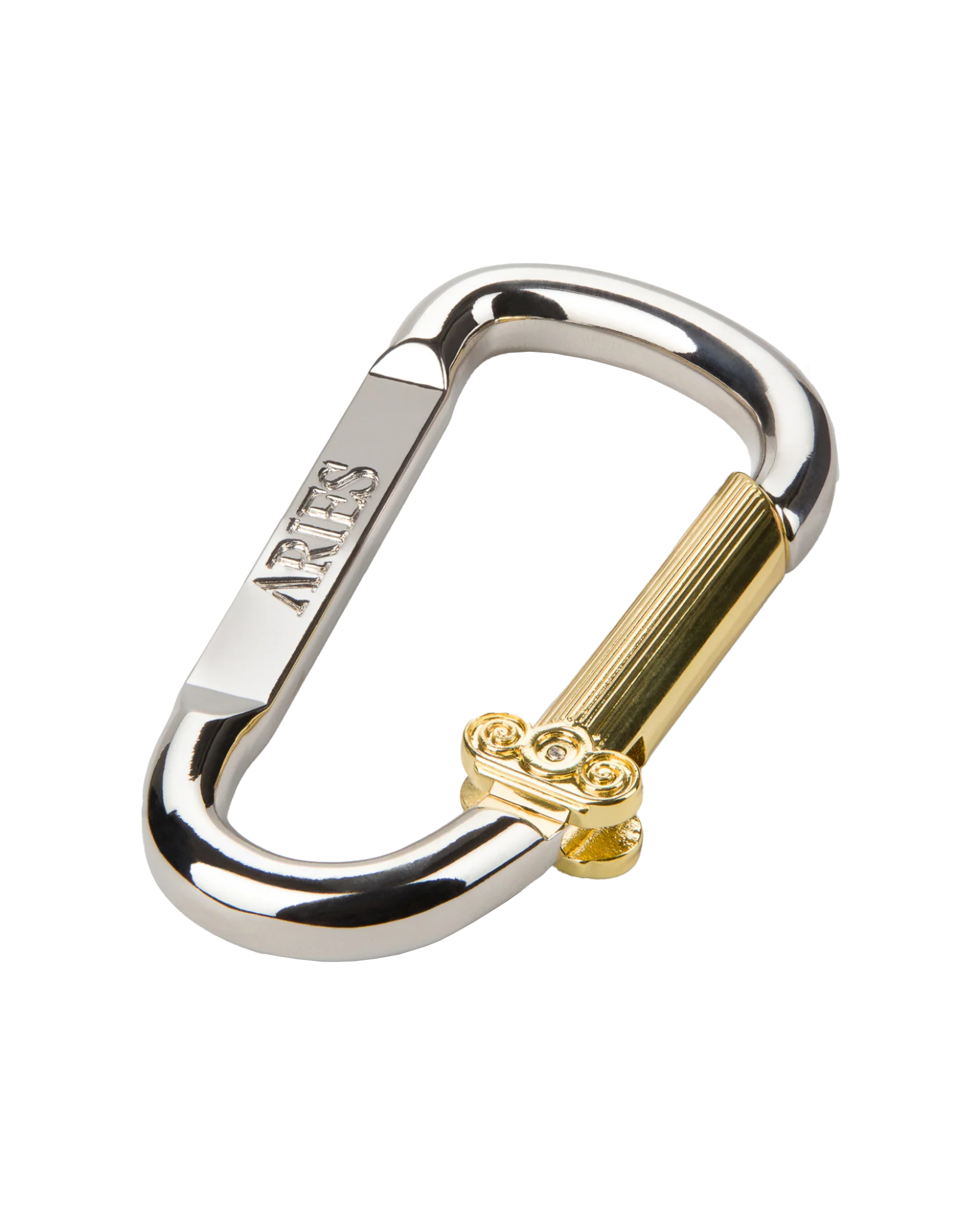 Column Carabiner - Silver / Gold