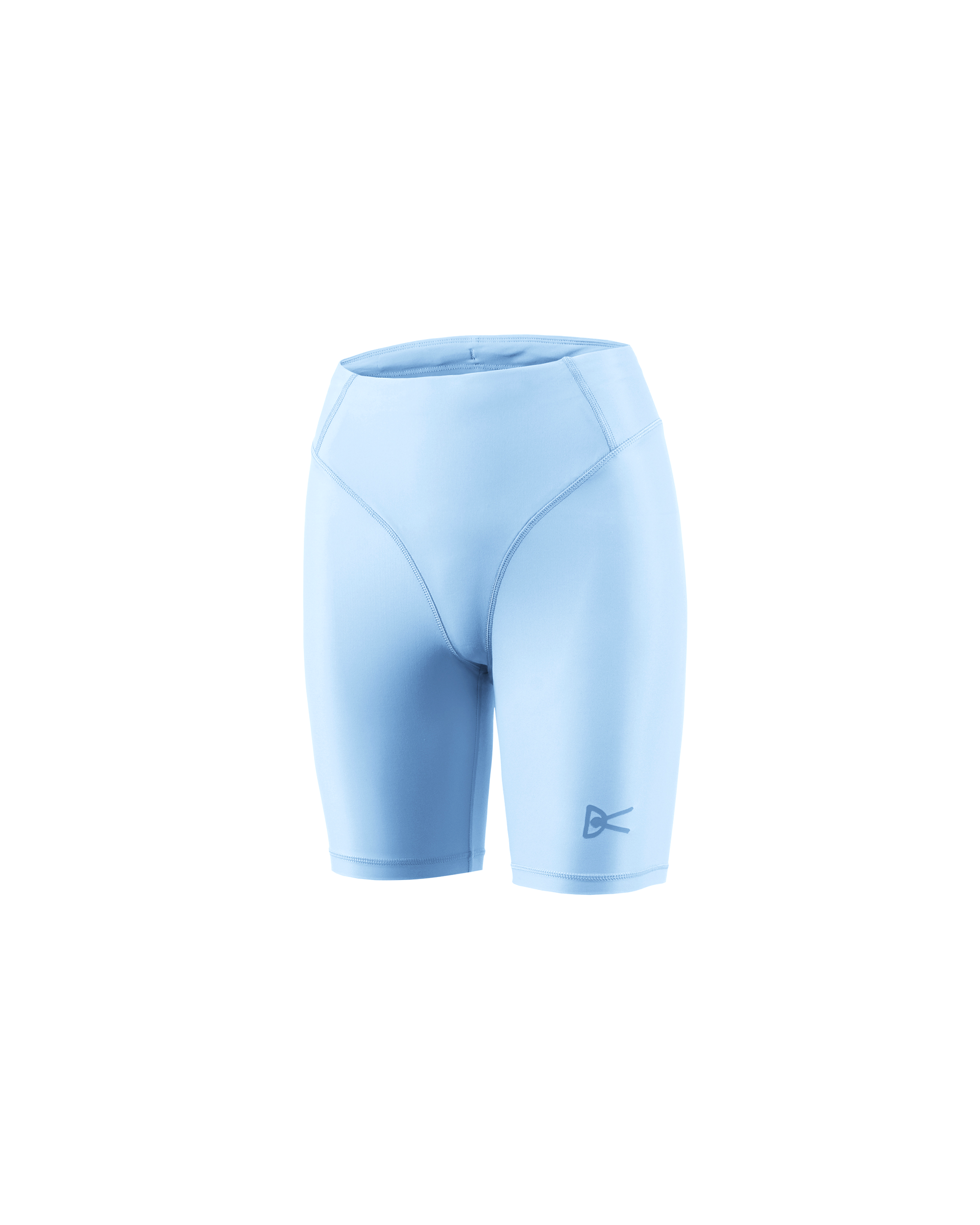 9inch Recycled Pocketed Half Tights - Cerulean