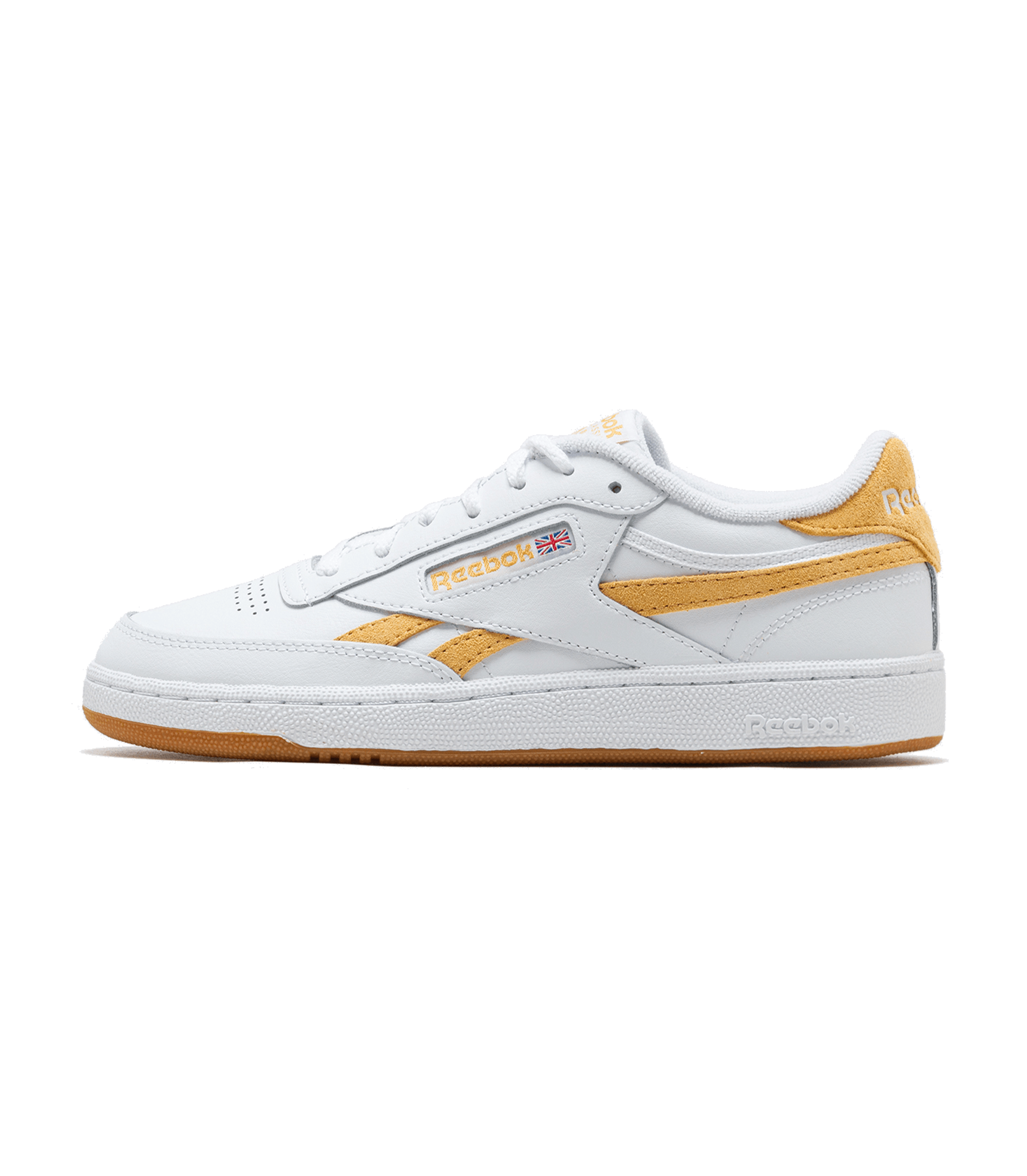 Womens Club C Revenge - White / Retro Gold / Gum