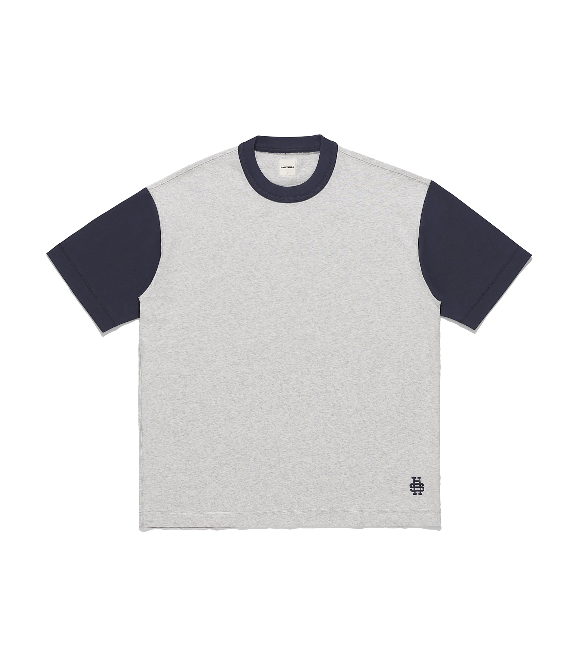 Athletic T-Shirt - Grey / Navy