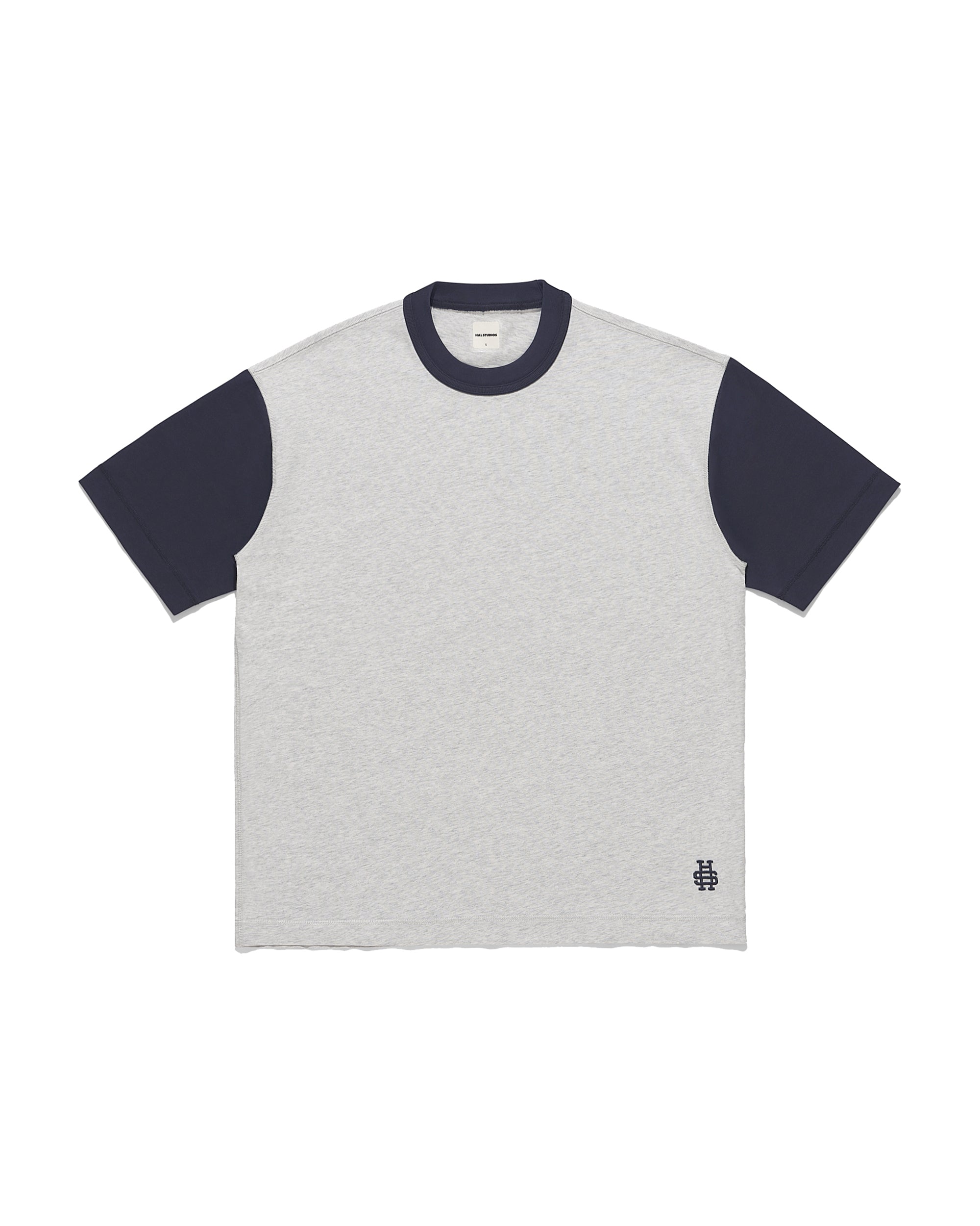 Athletic T-Shirt - Grey / Navy