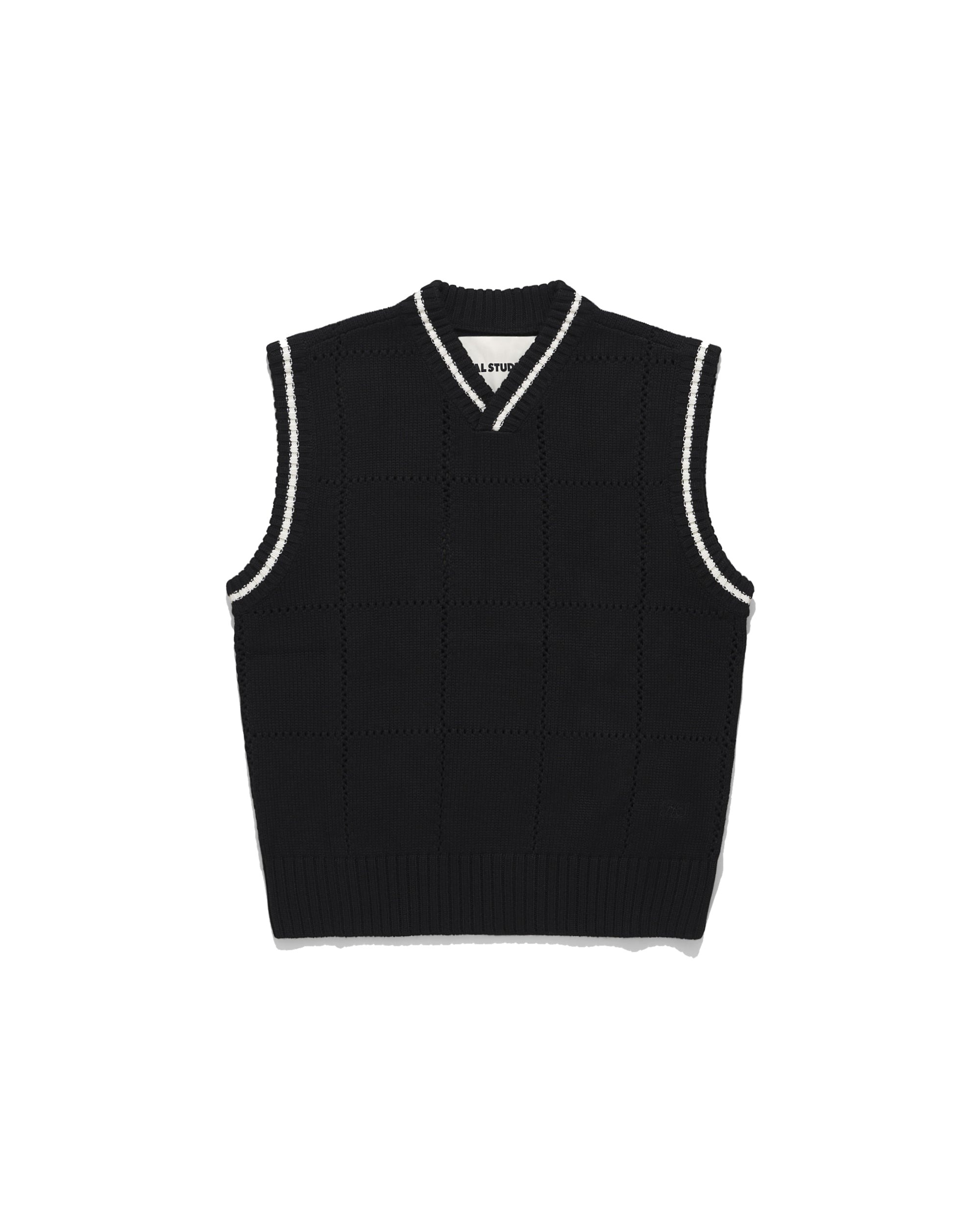 HS Knit Vest - Black