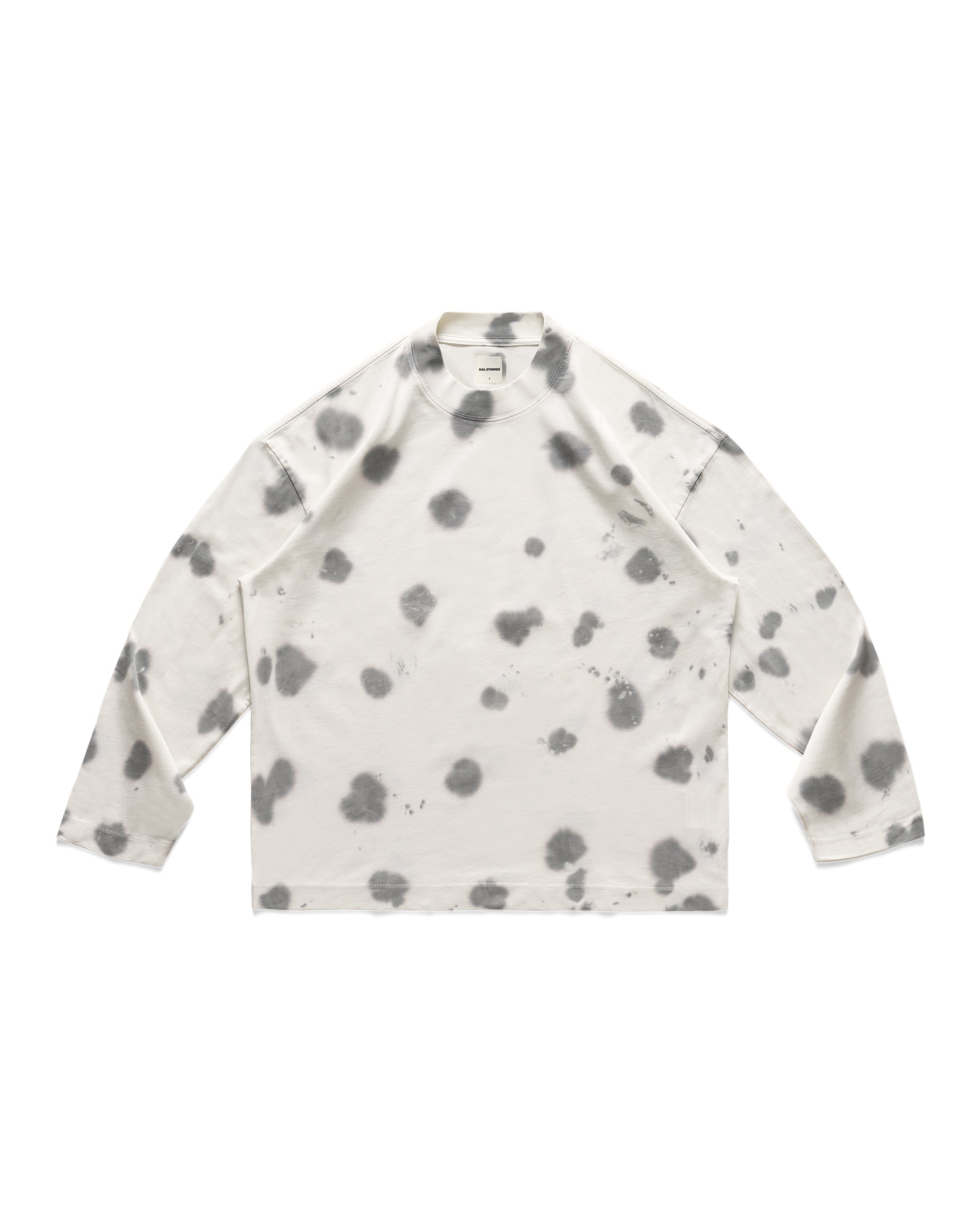 Shibori L/S T-Shirt - Bone