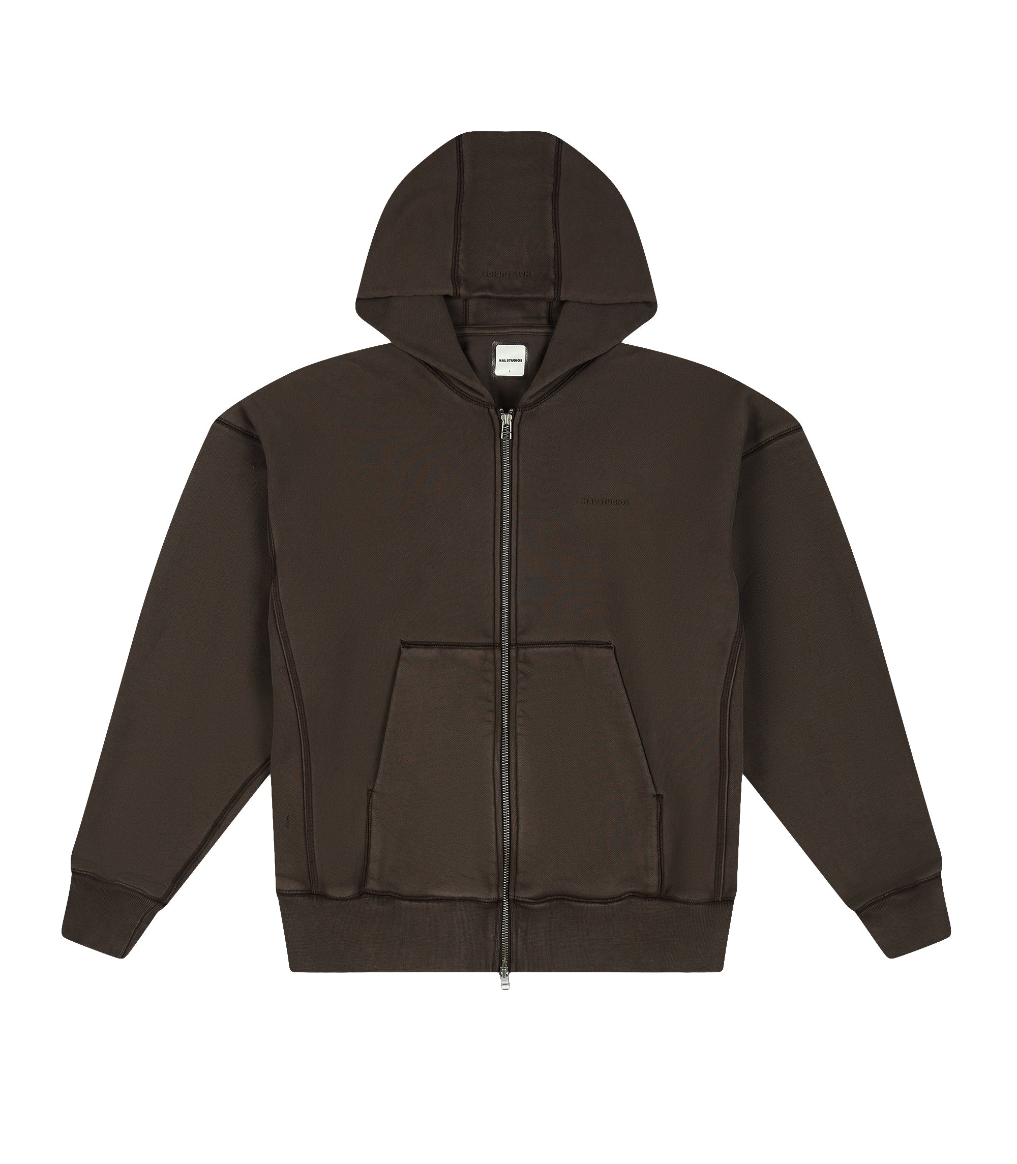 HAUS HOODED SWEATSHIRT - COFFEE