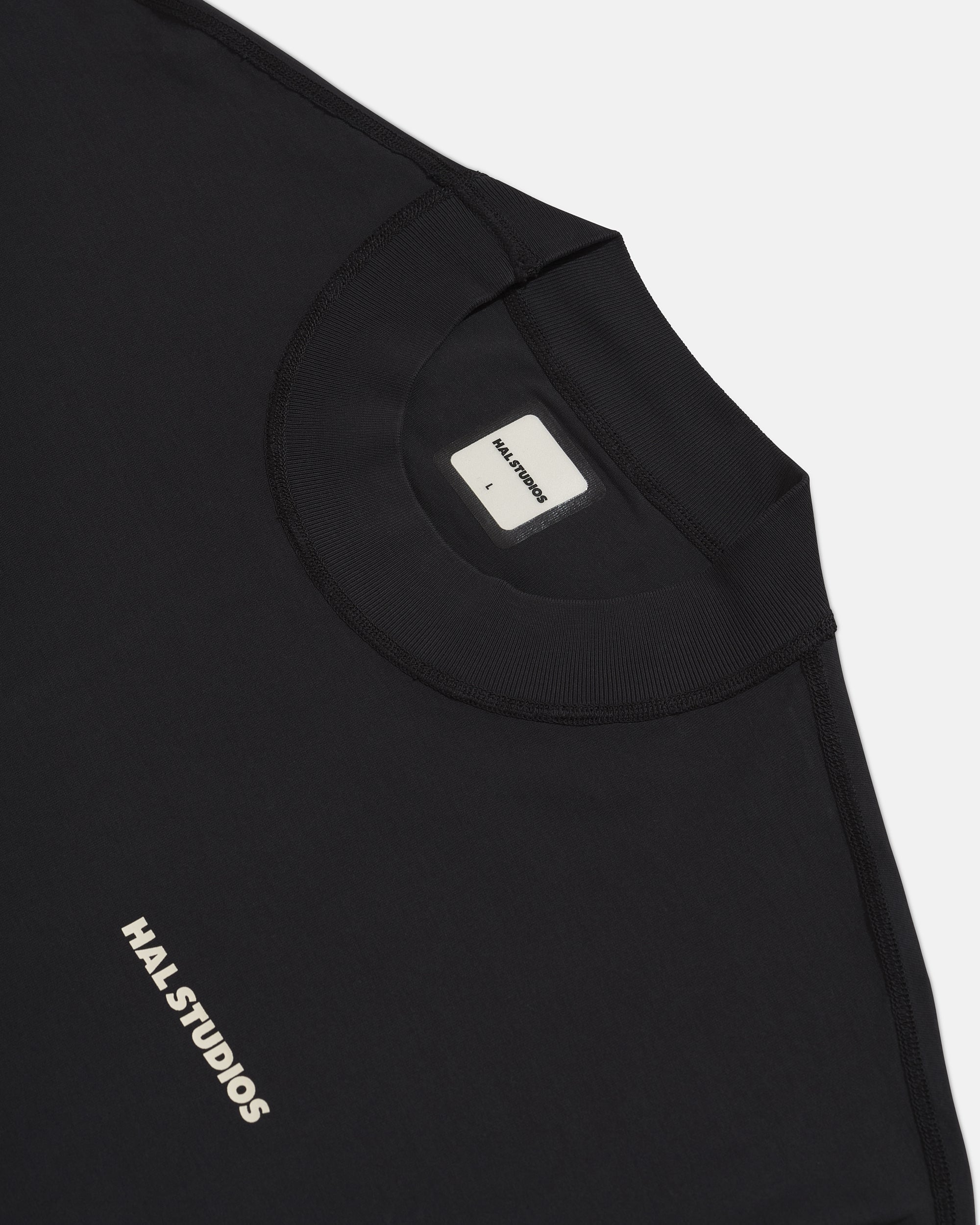 Inside-Out Uniform T-Shirt - Black