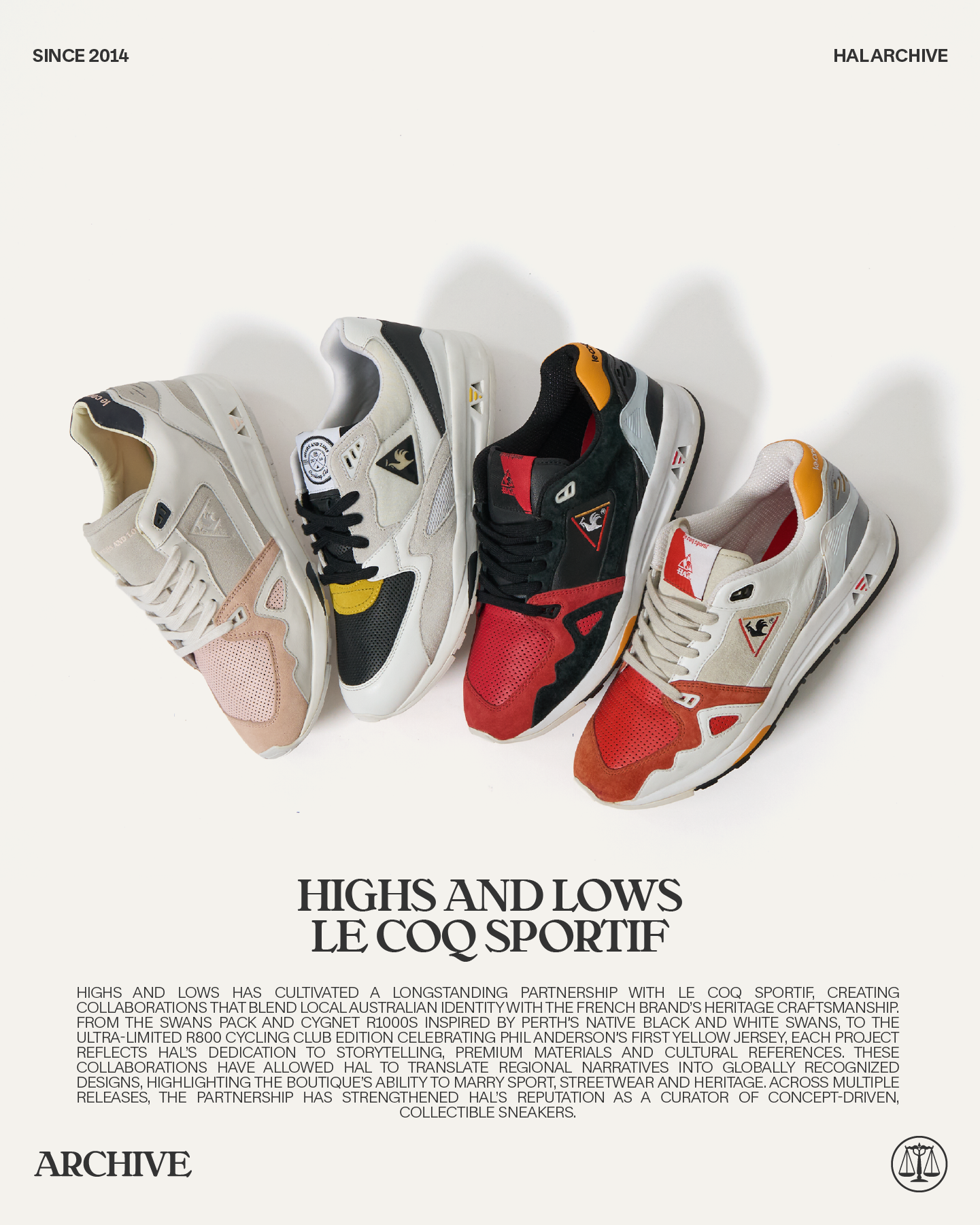 Le Coq Sportif R1000 - White Swan