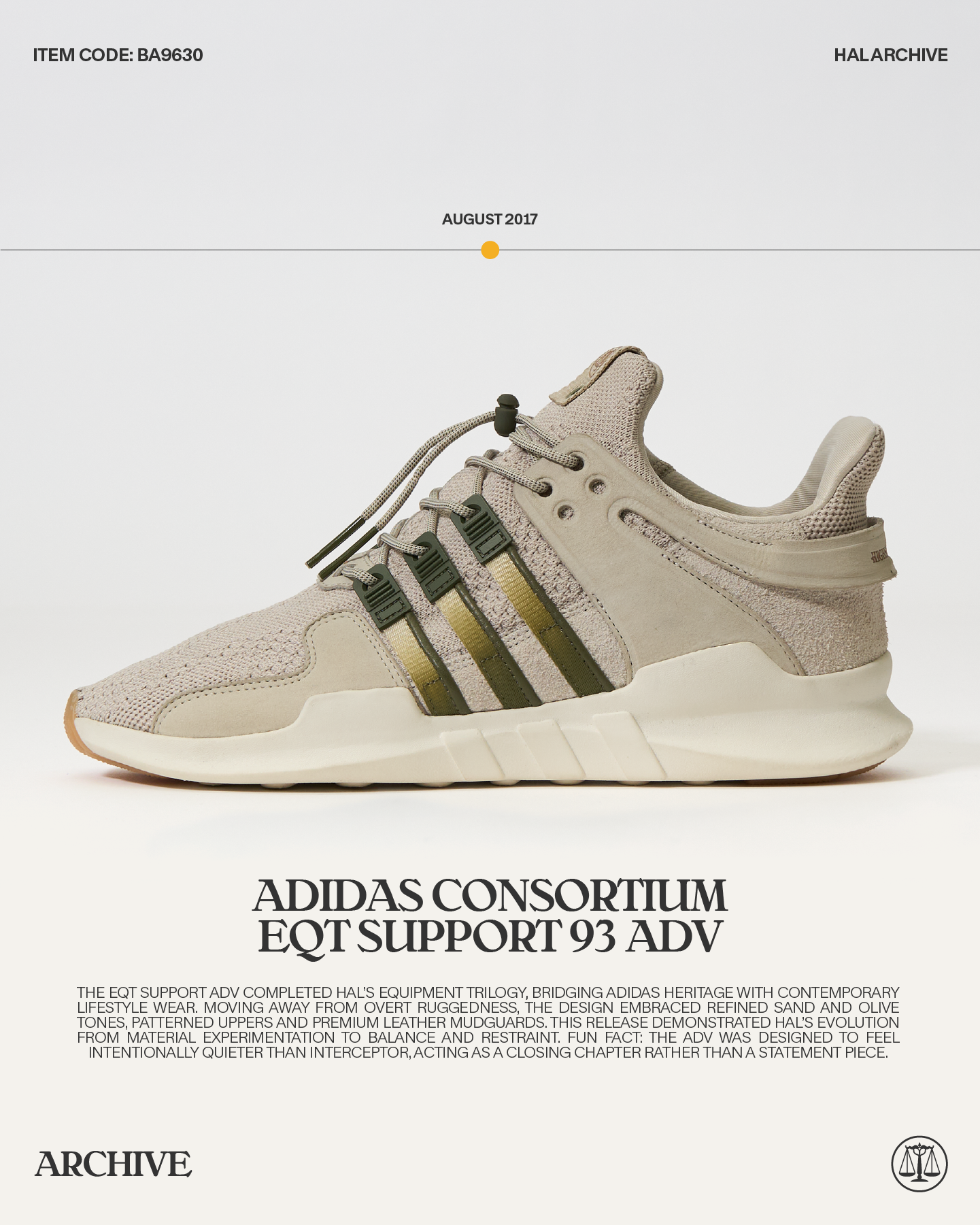 Adidas Consortium EQT Support ADV - Biege