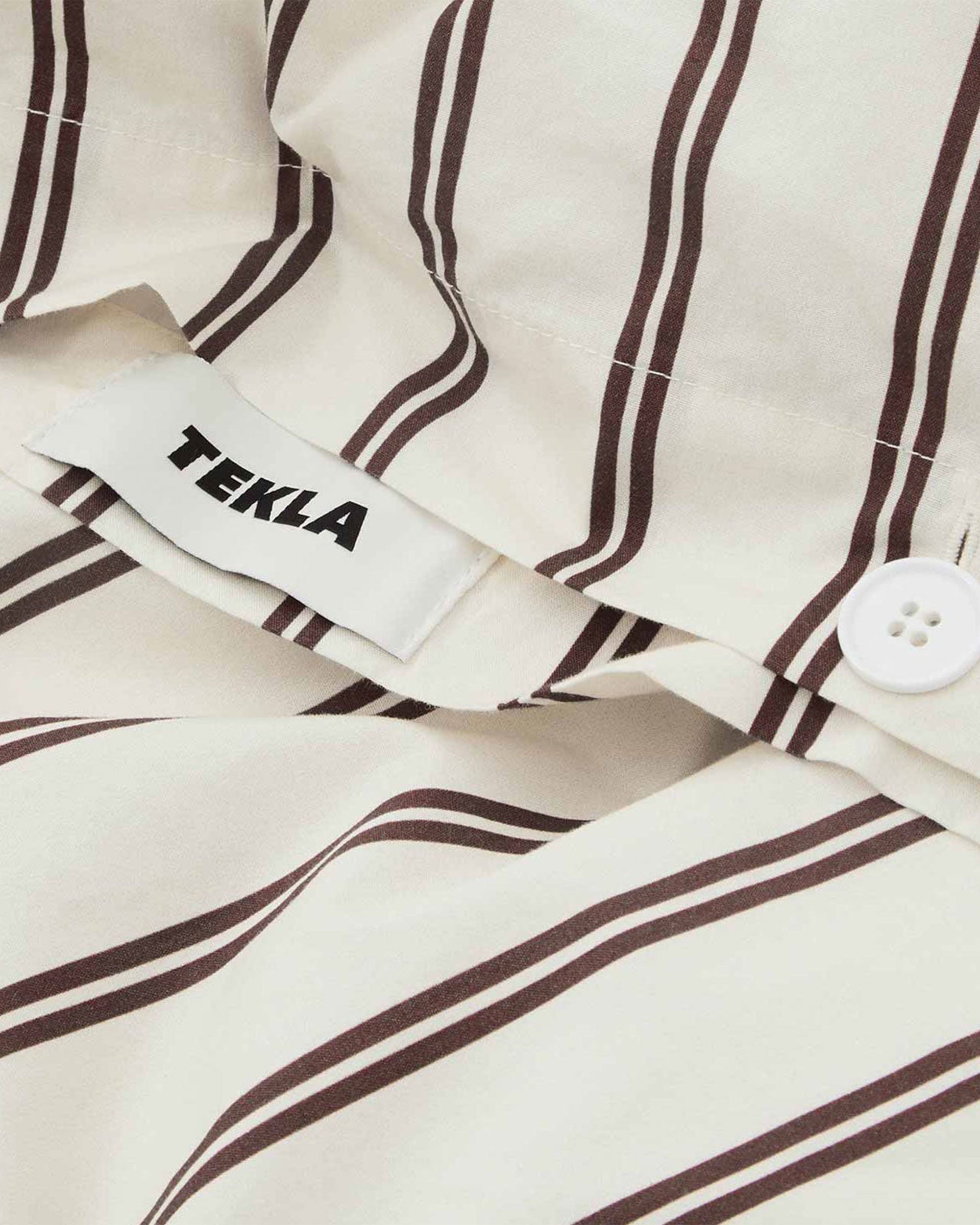 Cotton Peracle Queen Duvet Cover - Hopper Stripes