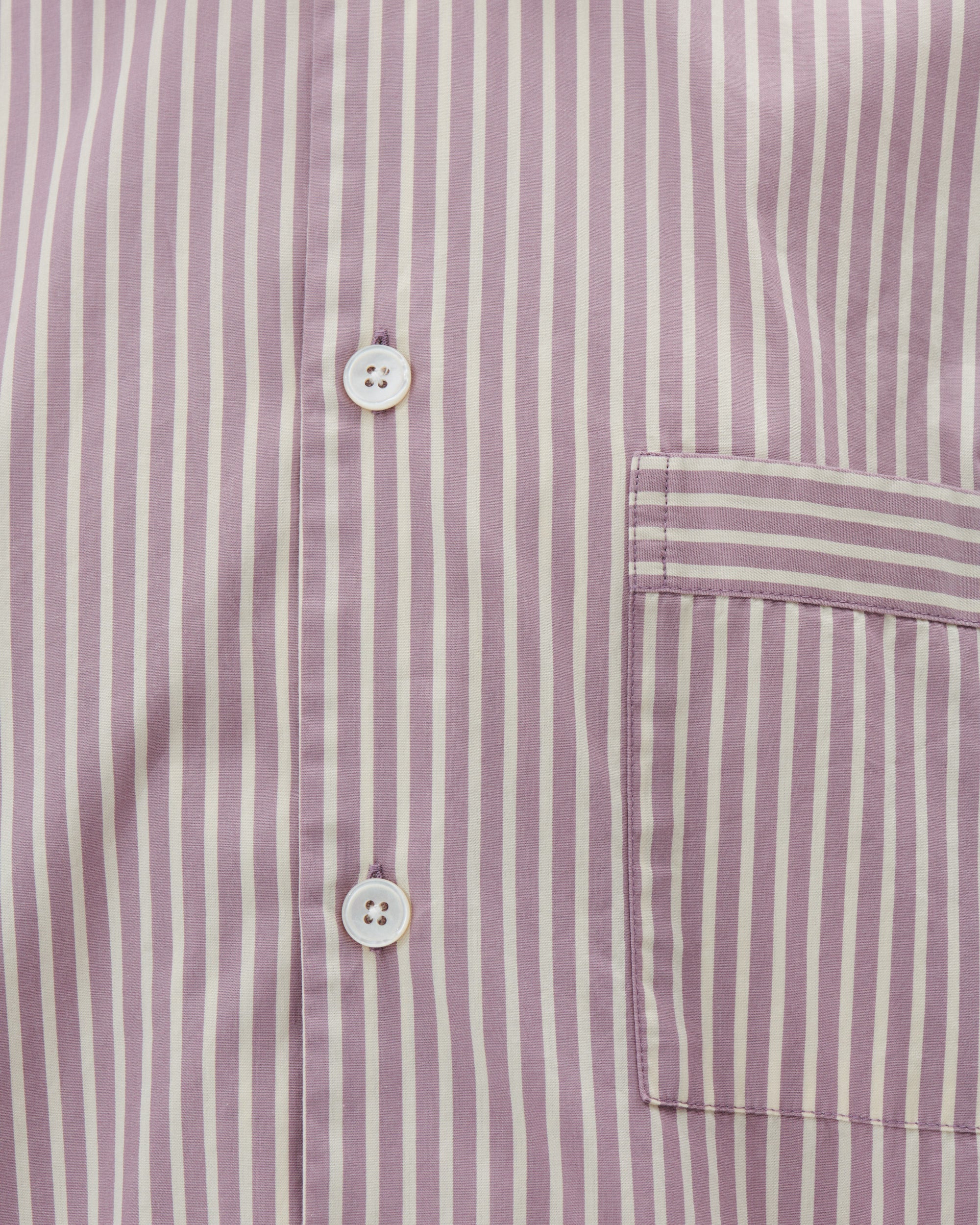 Poplin Pyjama L/S Shirt - Skipper Stripes