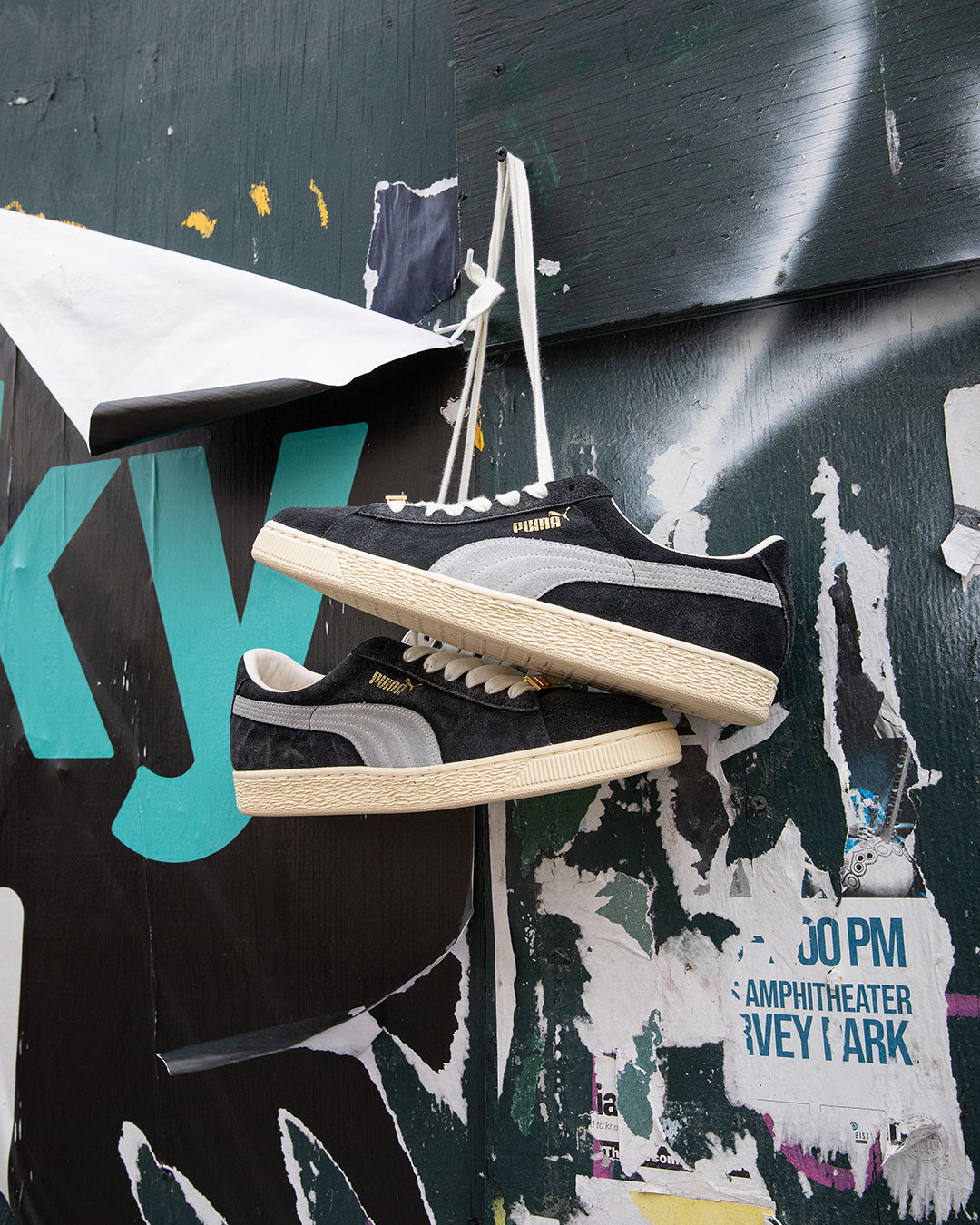 A$AP Rocky Puma Suede - Puma Black / White