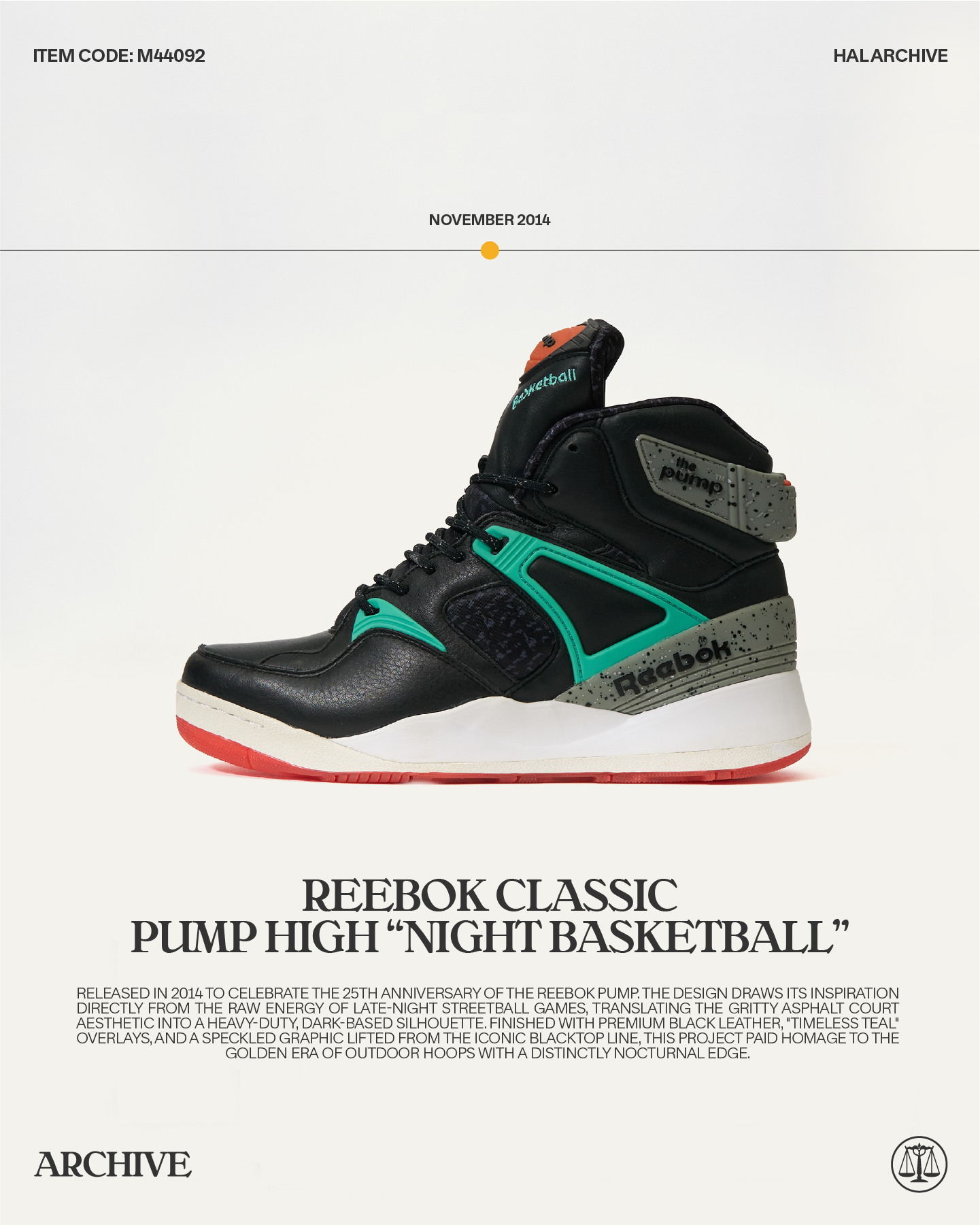 Reebok The Pump 25th Anniversary - Night BBall