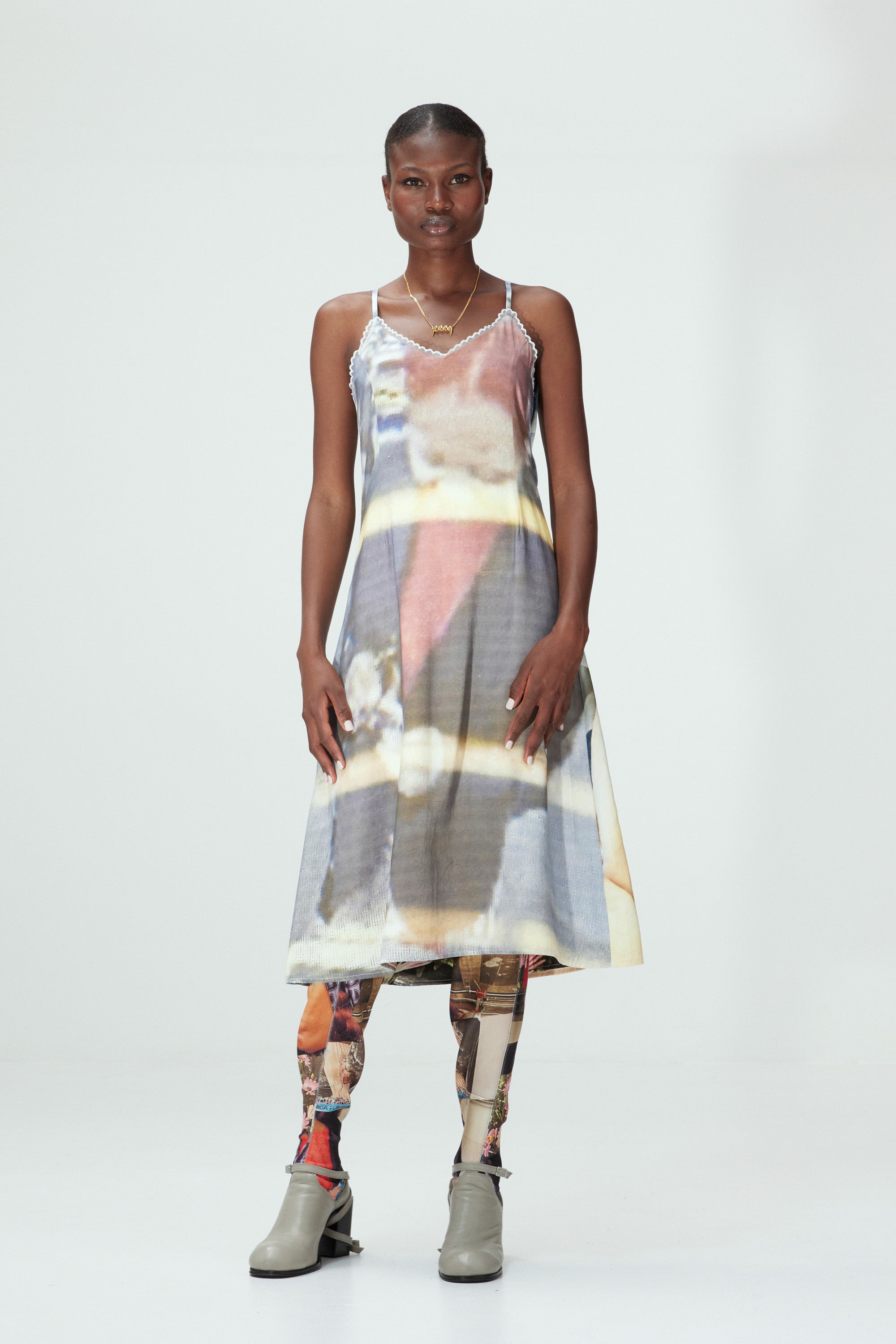 Martine Syms Selfie Awareness Reversible Dress - Multi