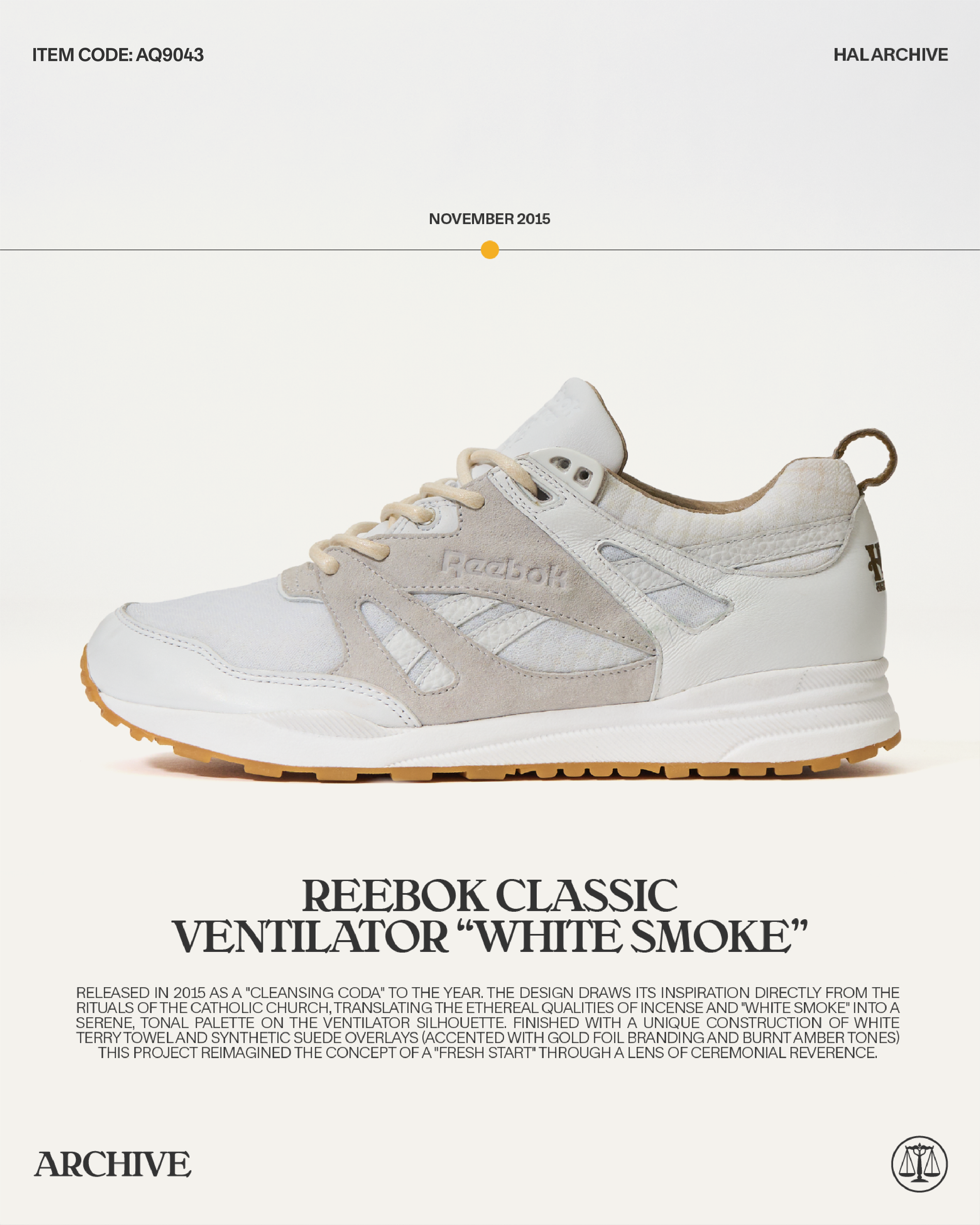 Reebok Ventillator - White Smoke
