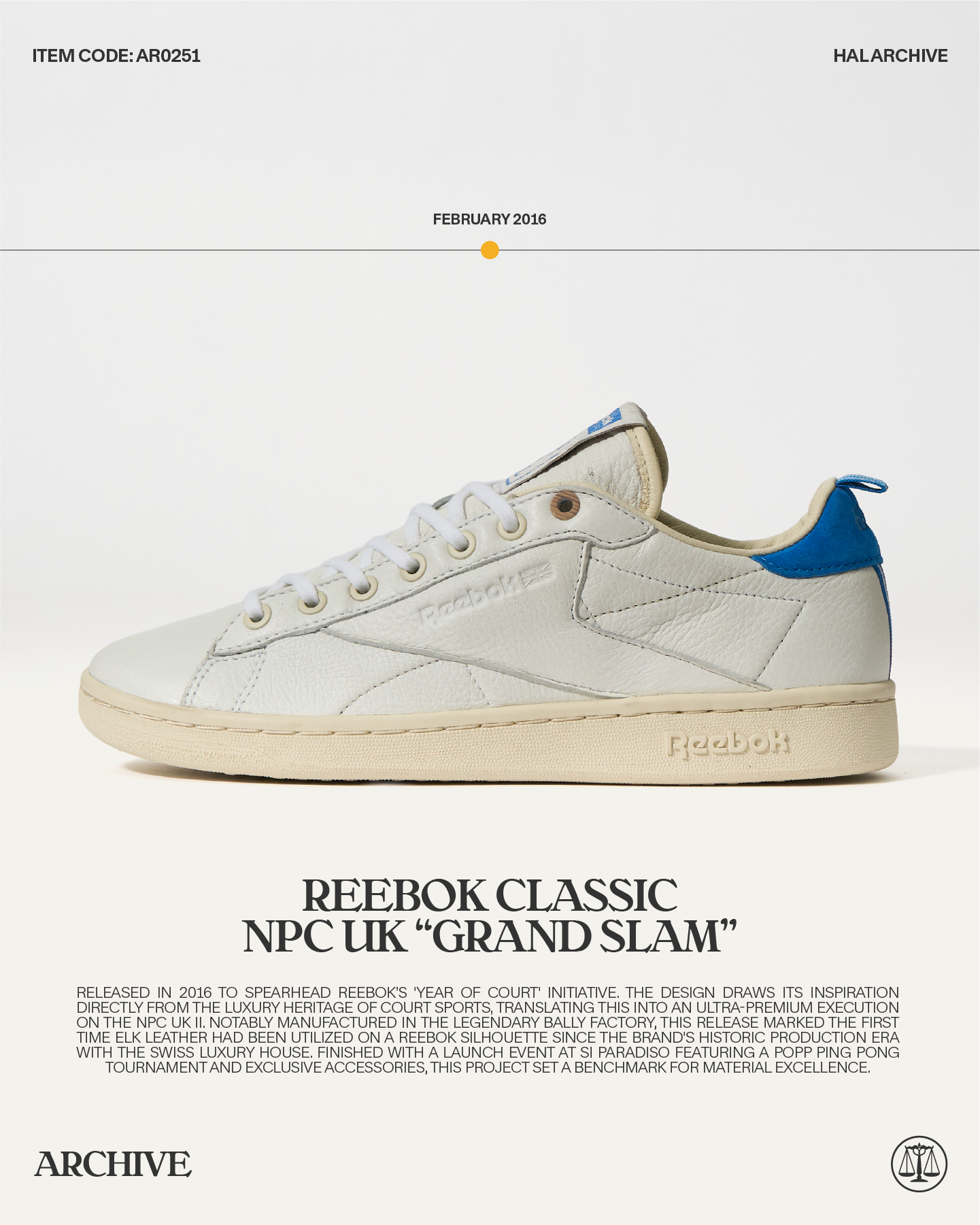 Reebok Classic NPC UK - Grand Slam