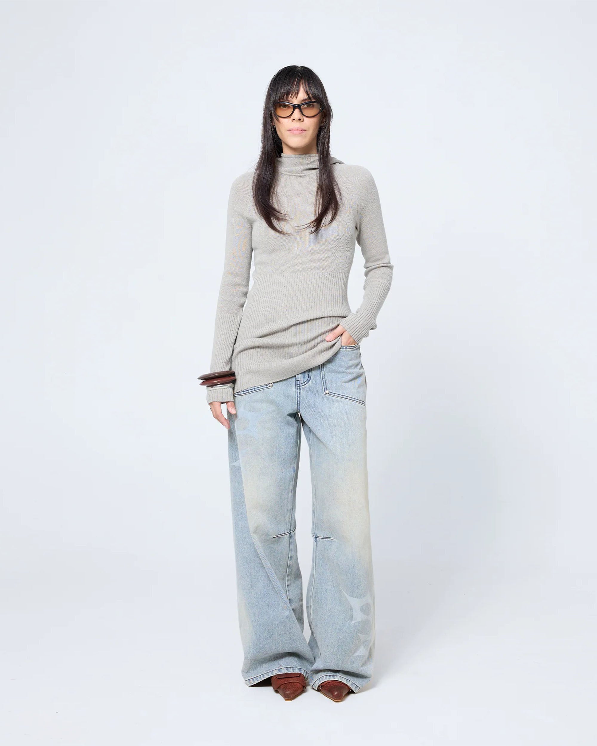 Hooded Skivvy - Plaster