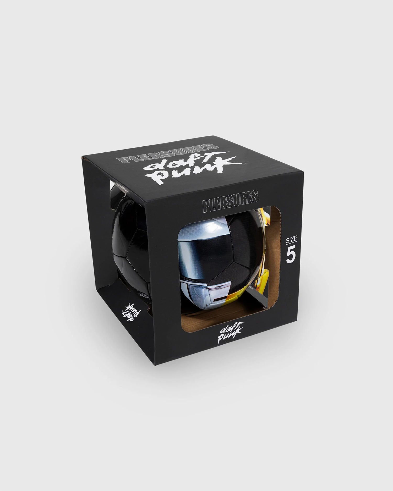 Daft Punk Helmets Soccer Ball - Black / Multi