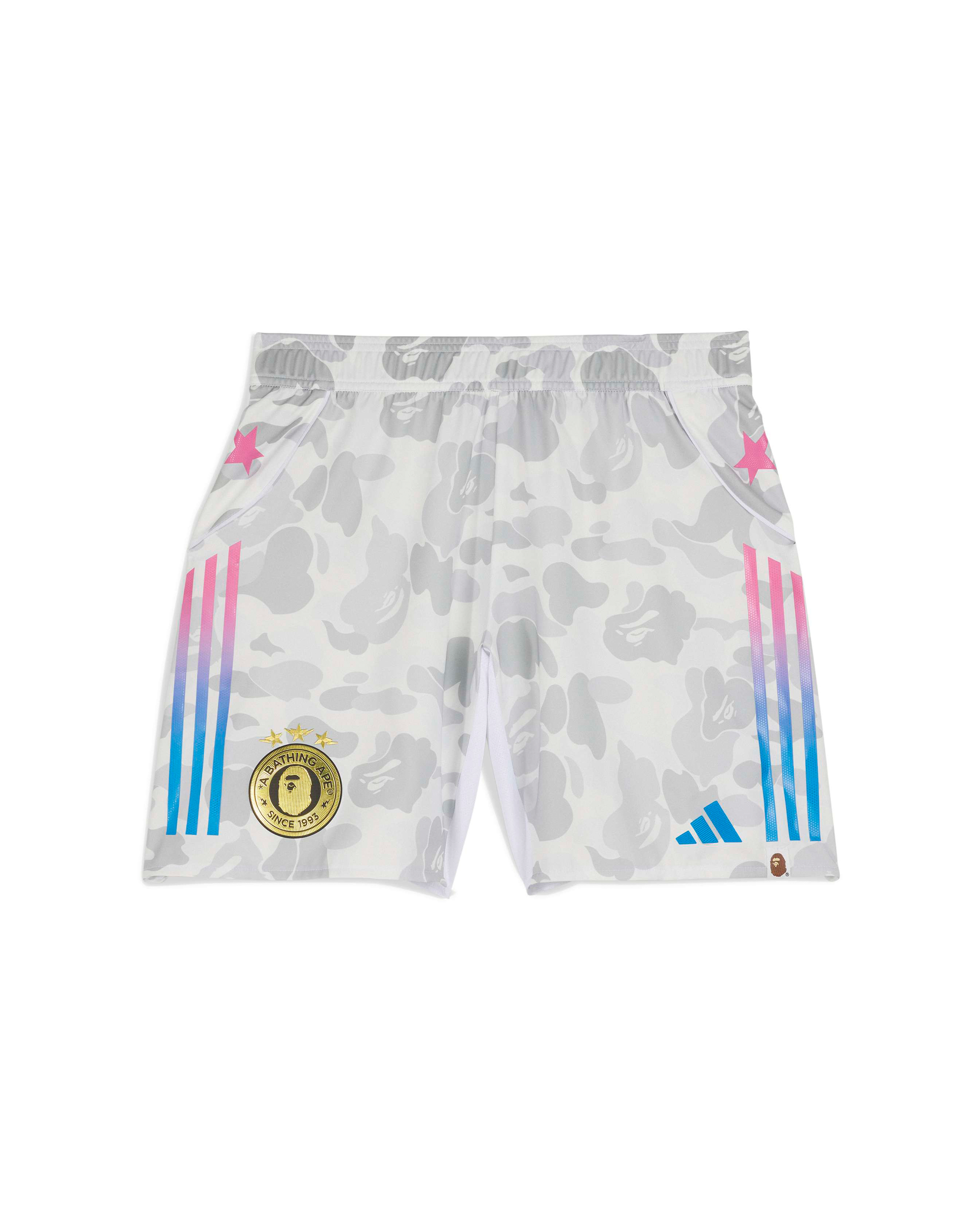 BAPE Football Shorts - White