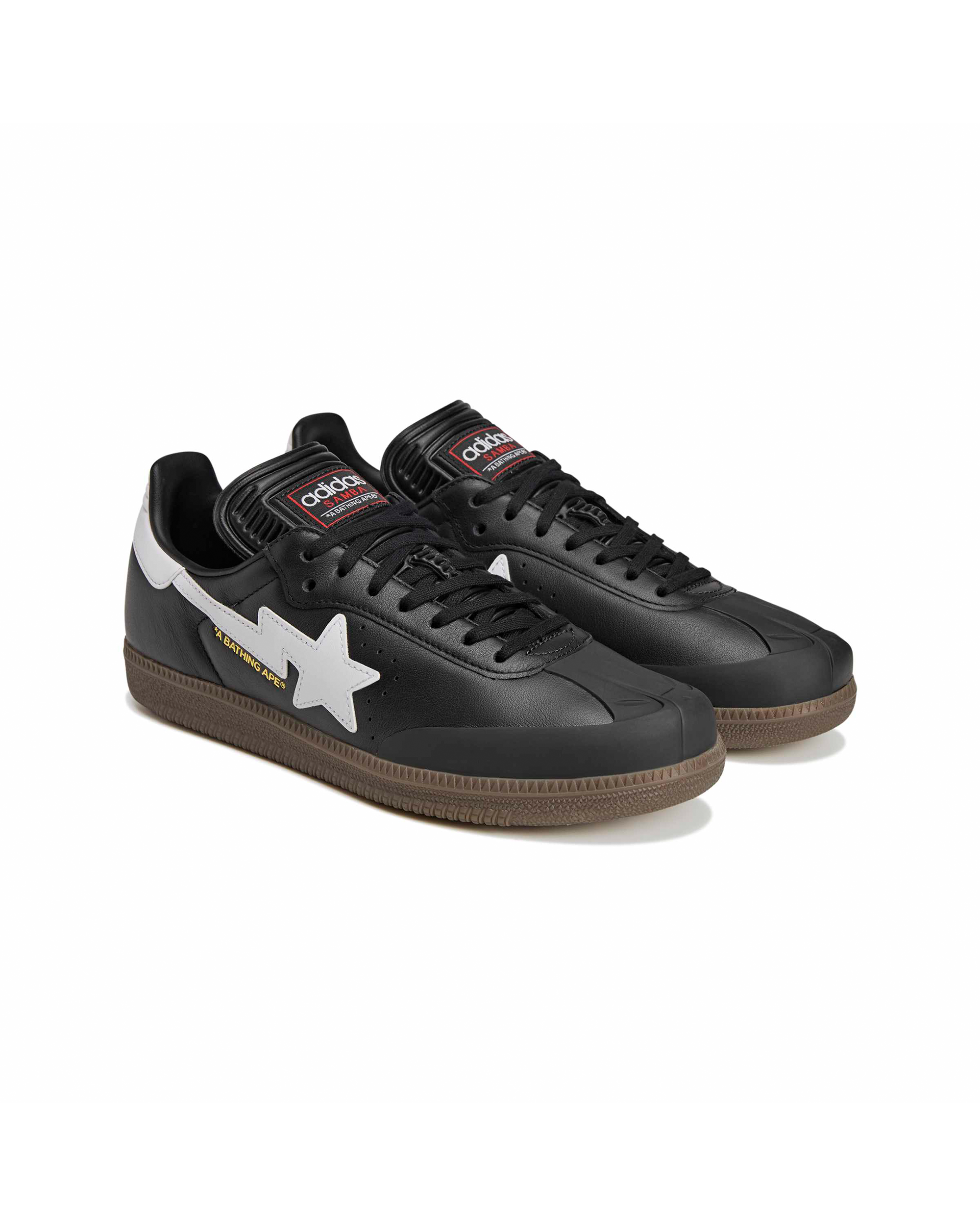 BAPE Samba - Core Black / Future White / Gum