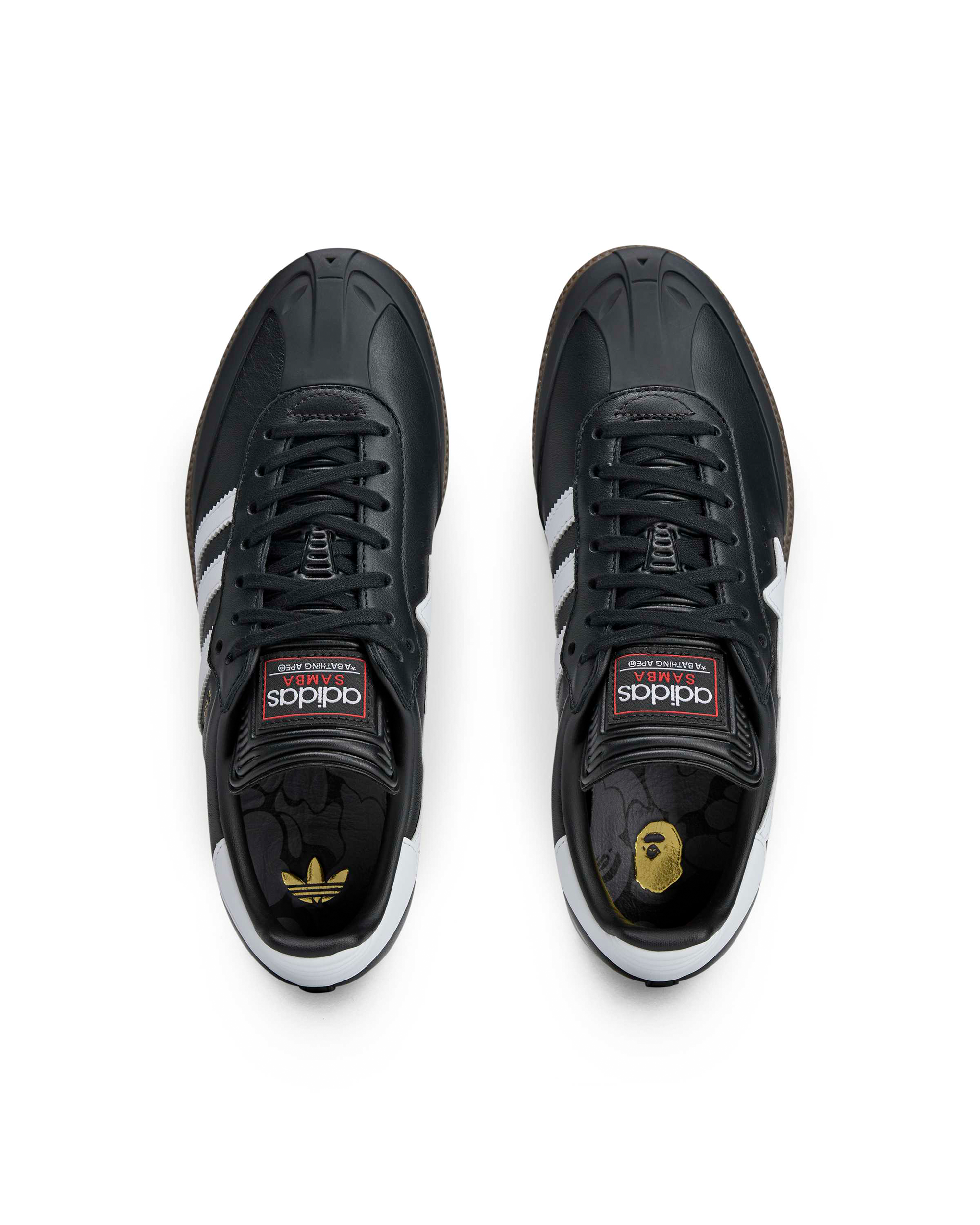 BAPE Samba - Core Black / Future White / Gum