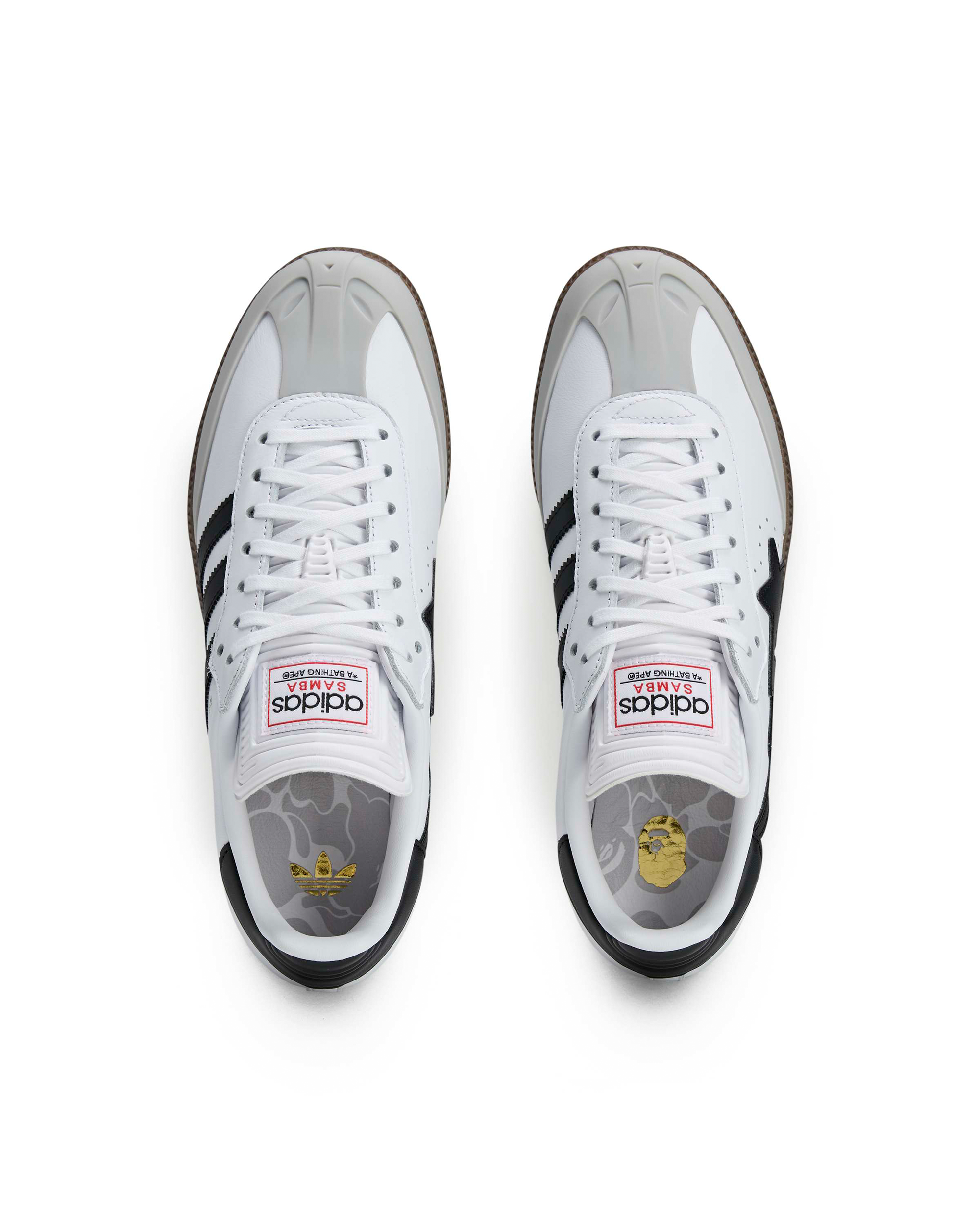 BAPE Samba - Future White / Core Black / Gum