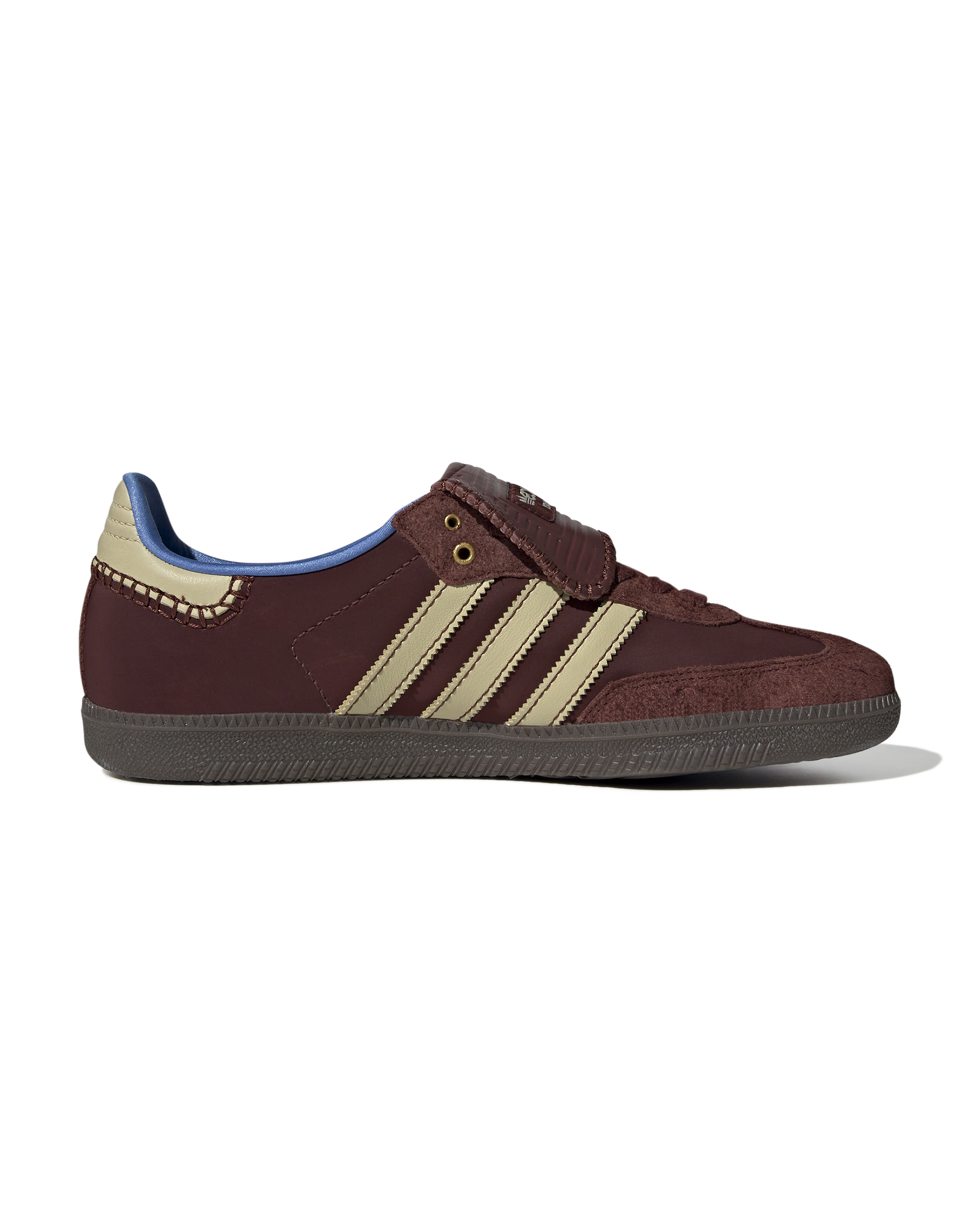 Wales Bonner Samba - Fox Brown / Sand Beige / Blue