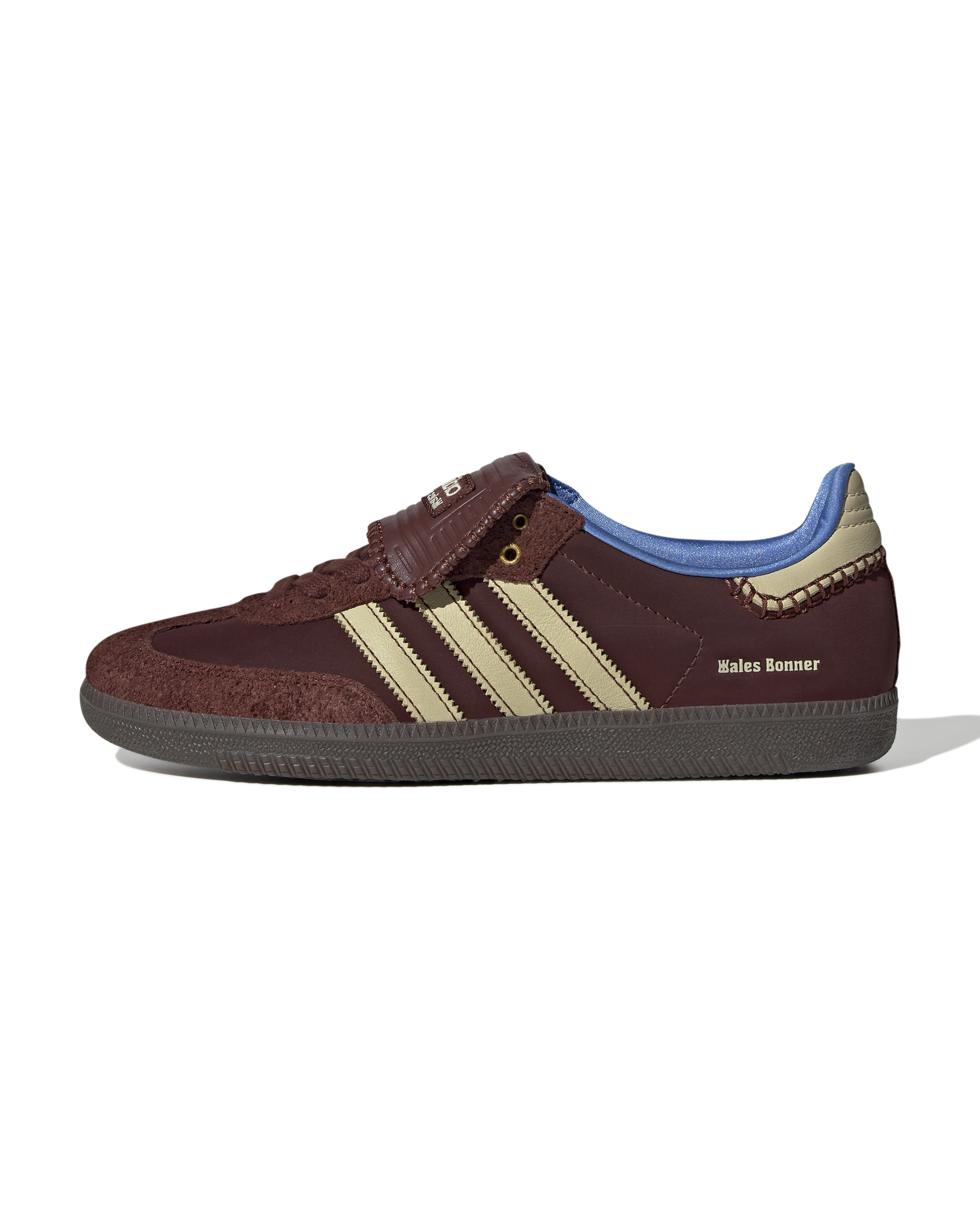 Wales Bonner Samba - Fox Brown / Sand Beige / Blue