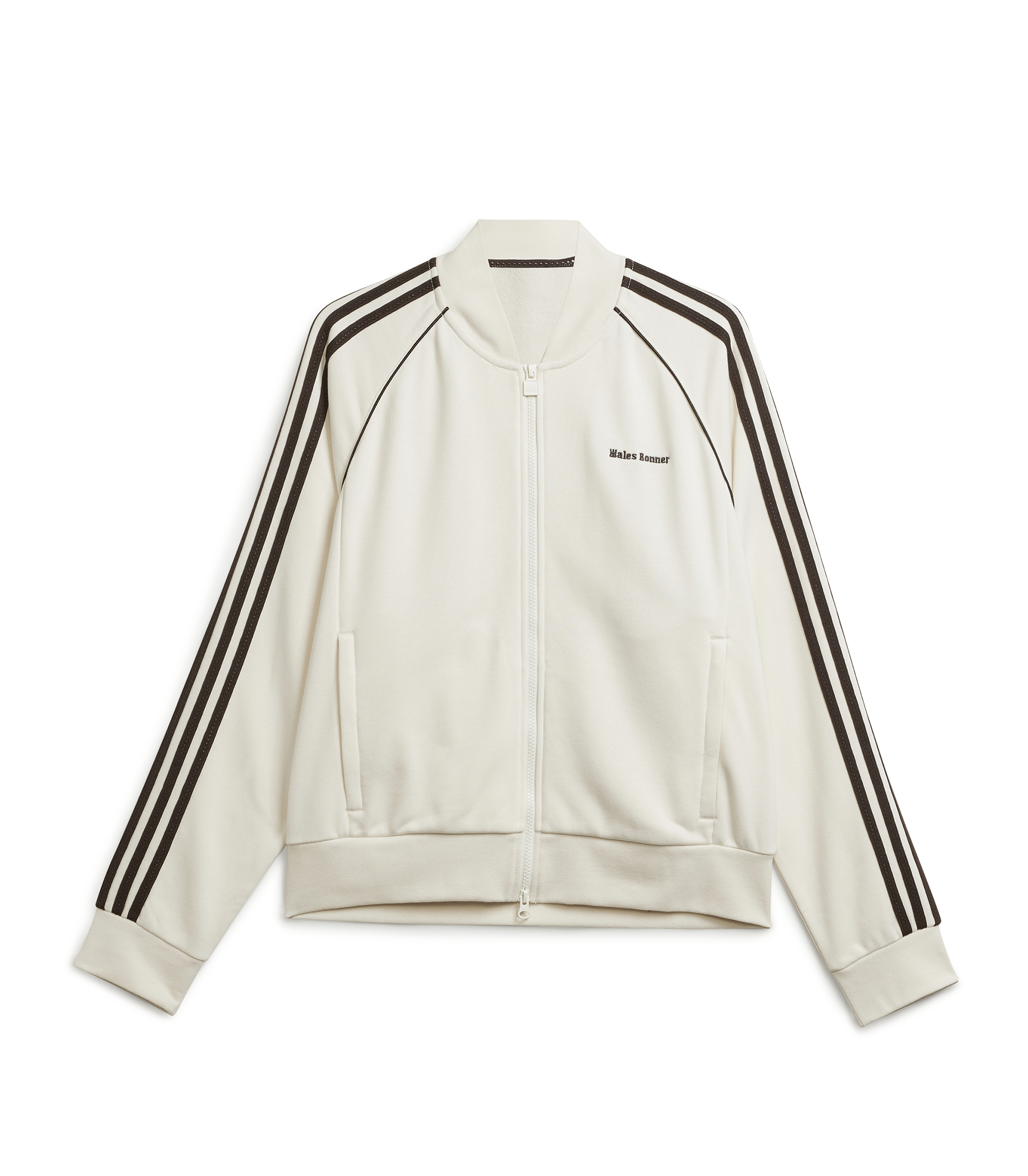 Wales Bonner Embroided Logo Track Jacket - Cream White