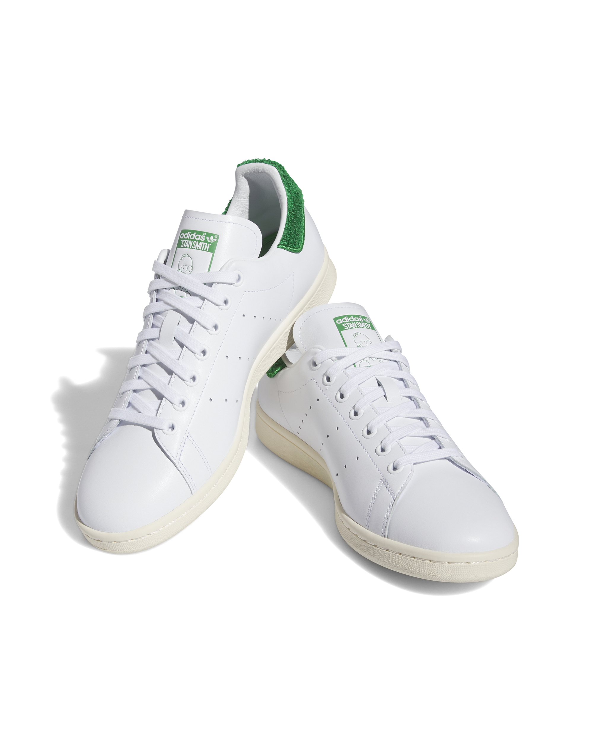 Homer Simpson Stan Smith - White / Green / White