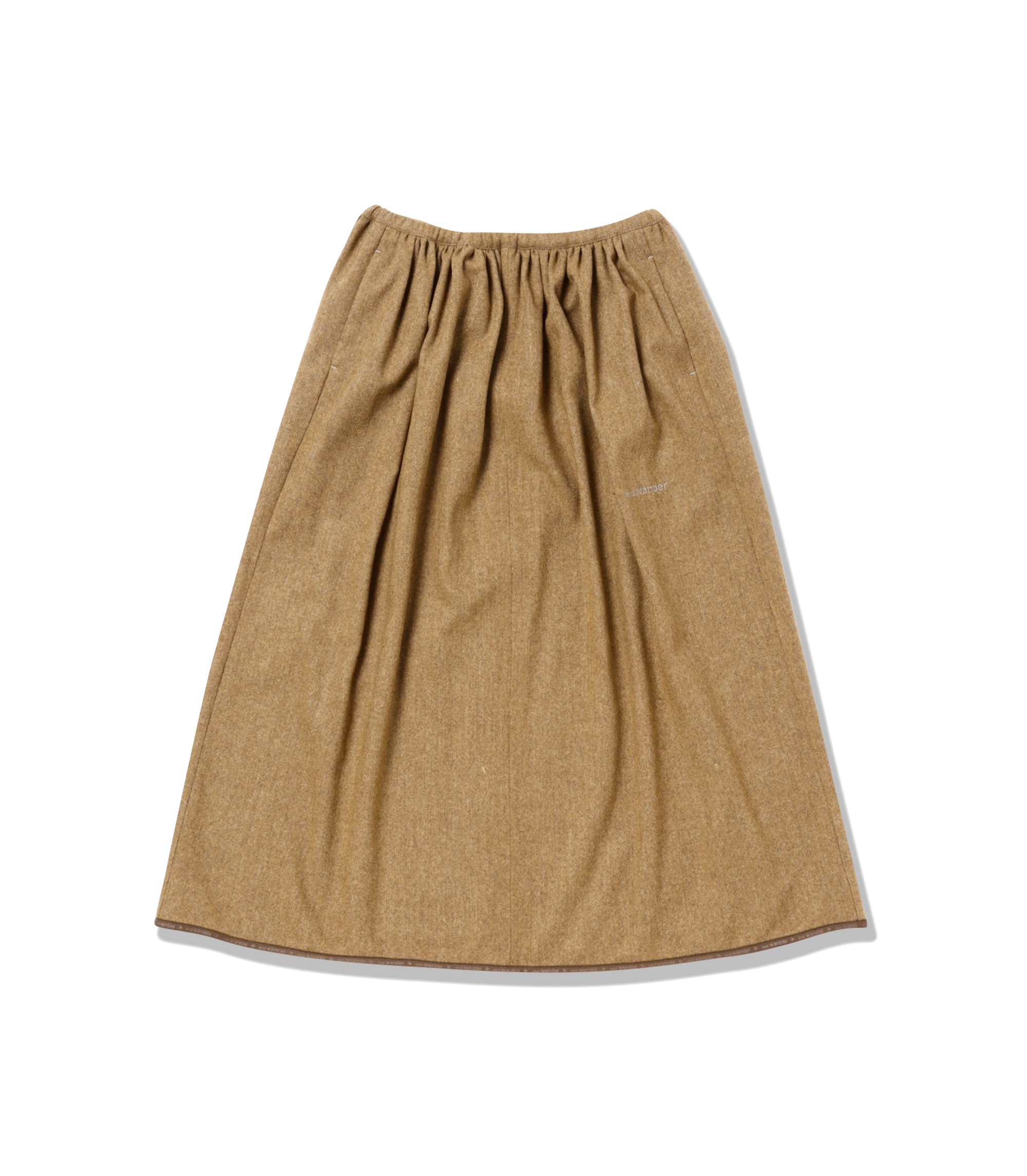 REWOOL Tweed Skirt - Beige