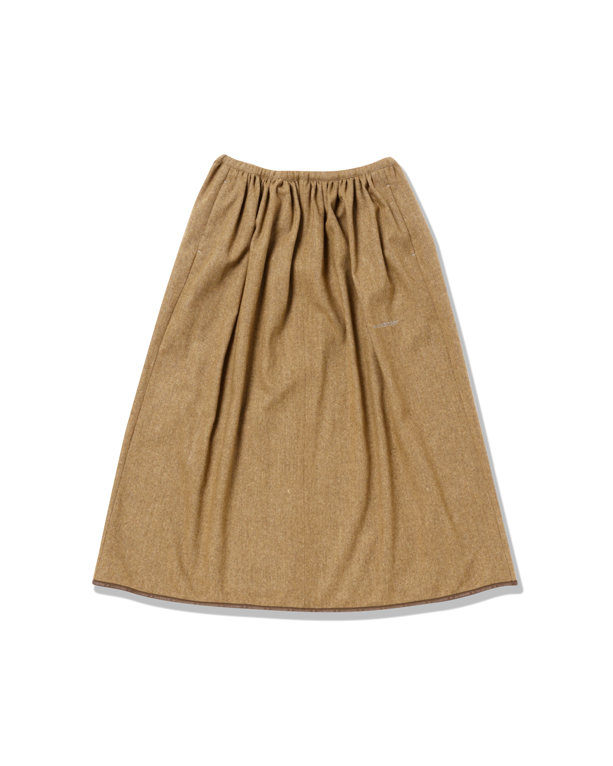 REWOOL Tweed Skirt - Beige