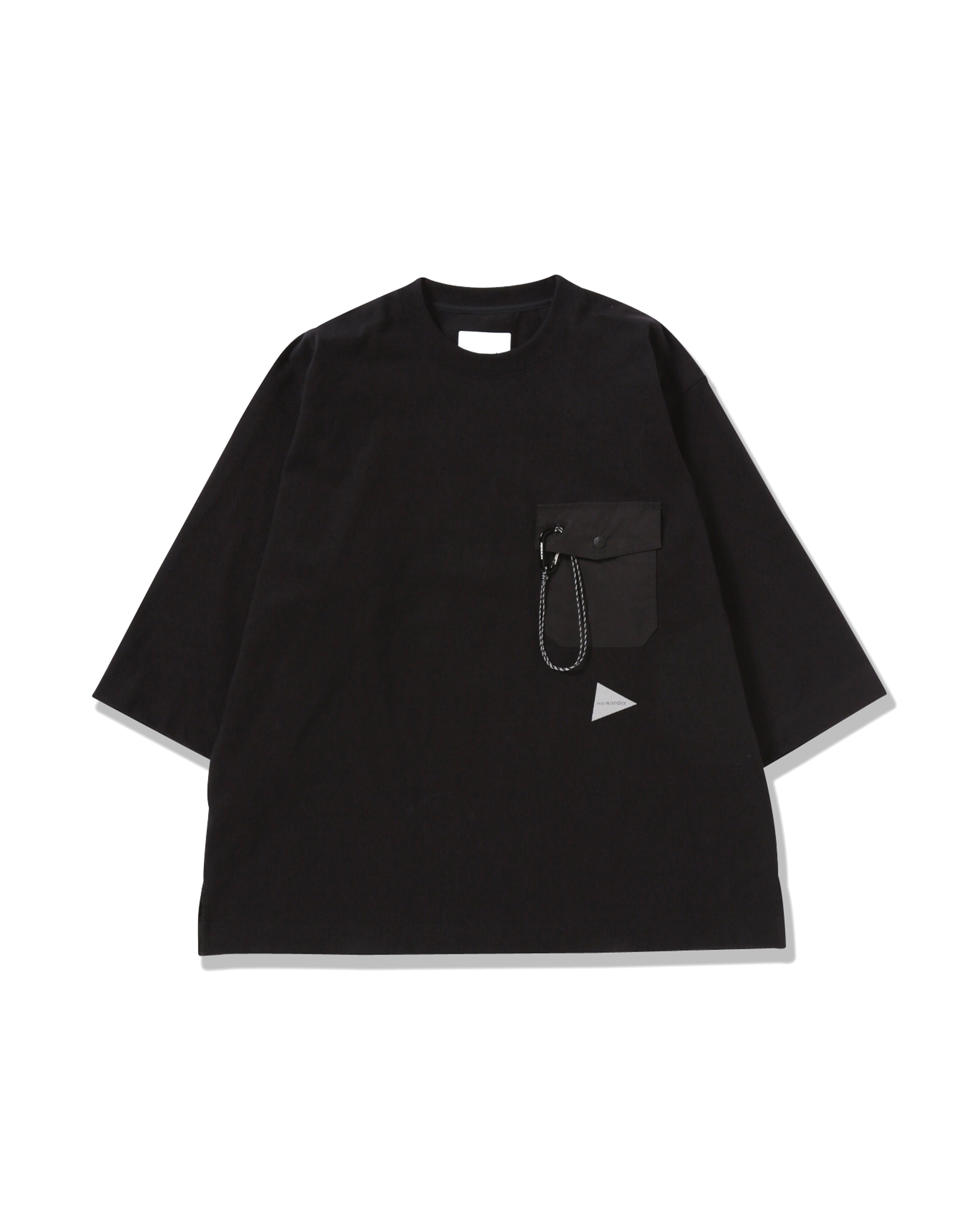 Heavy Cotton Pocket HS T-shirt - Black