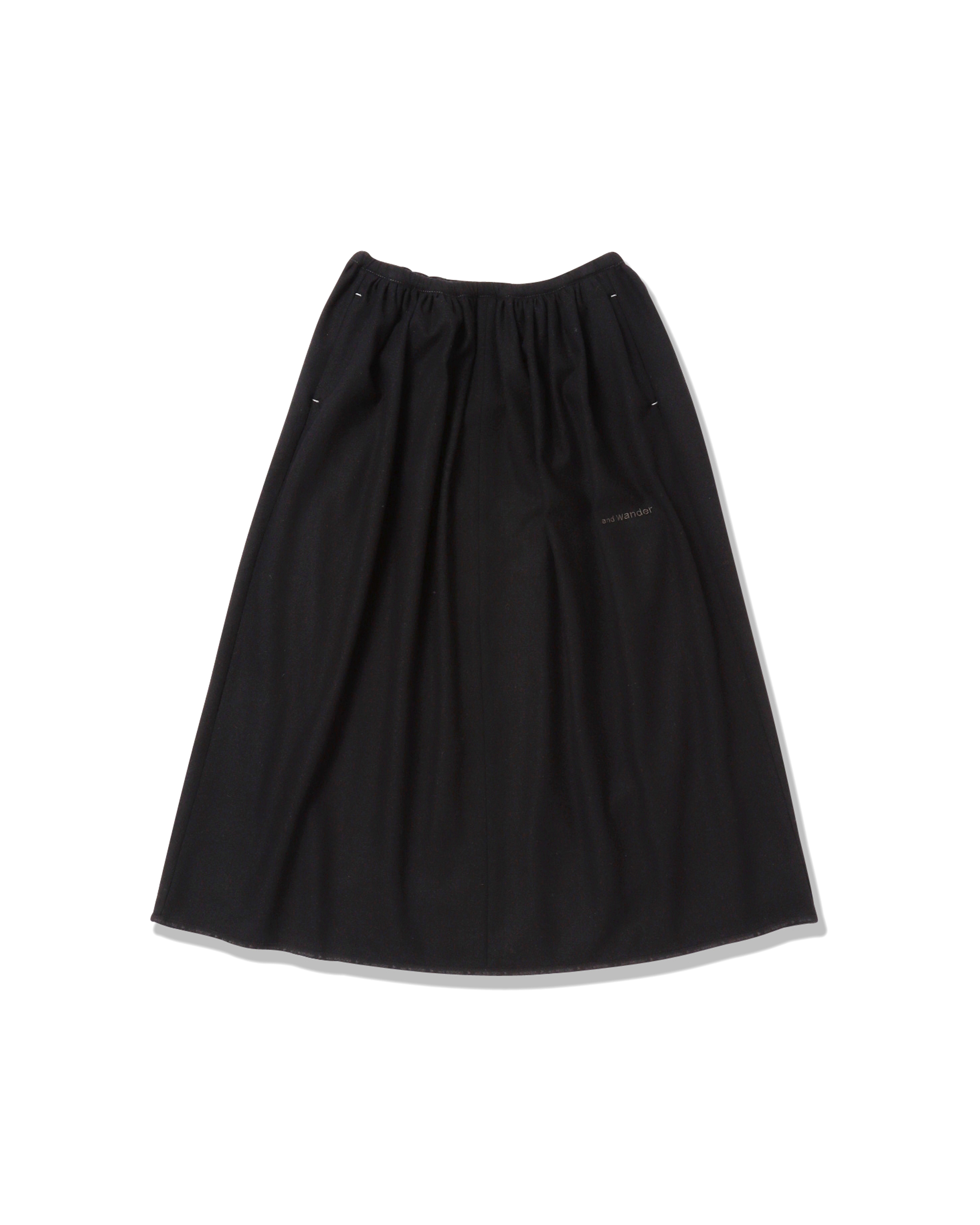 REWOOL Tweed Skirt - Black