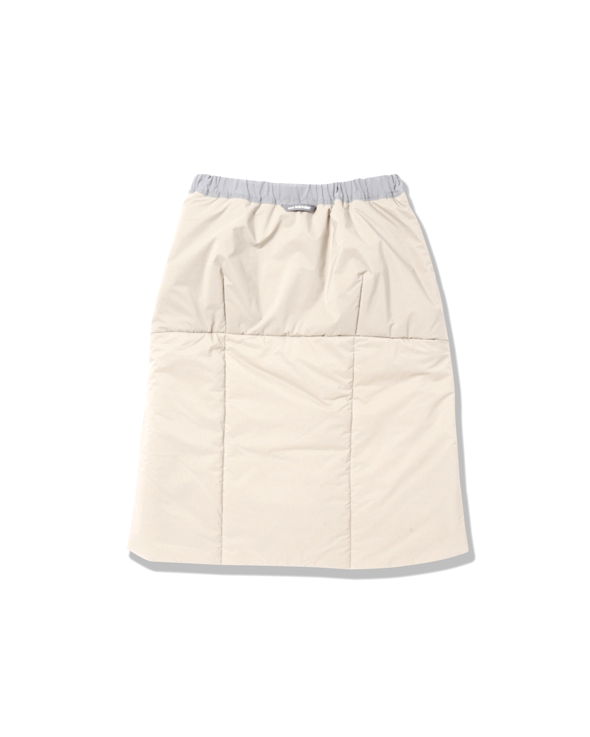 Womens Top Fleece Skirt - Light Beige