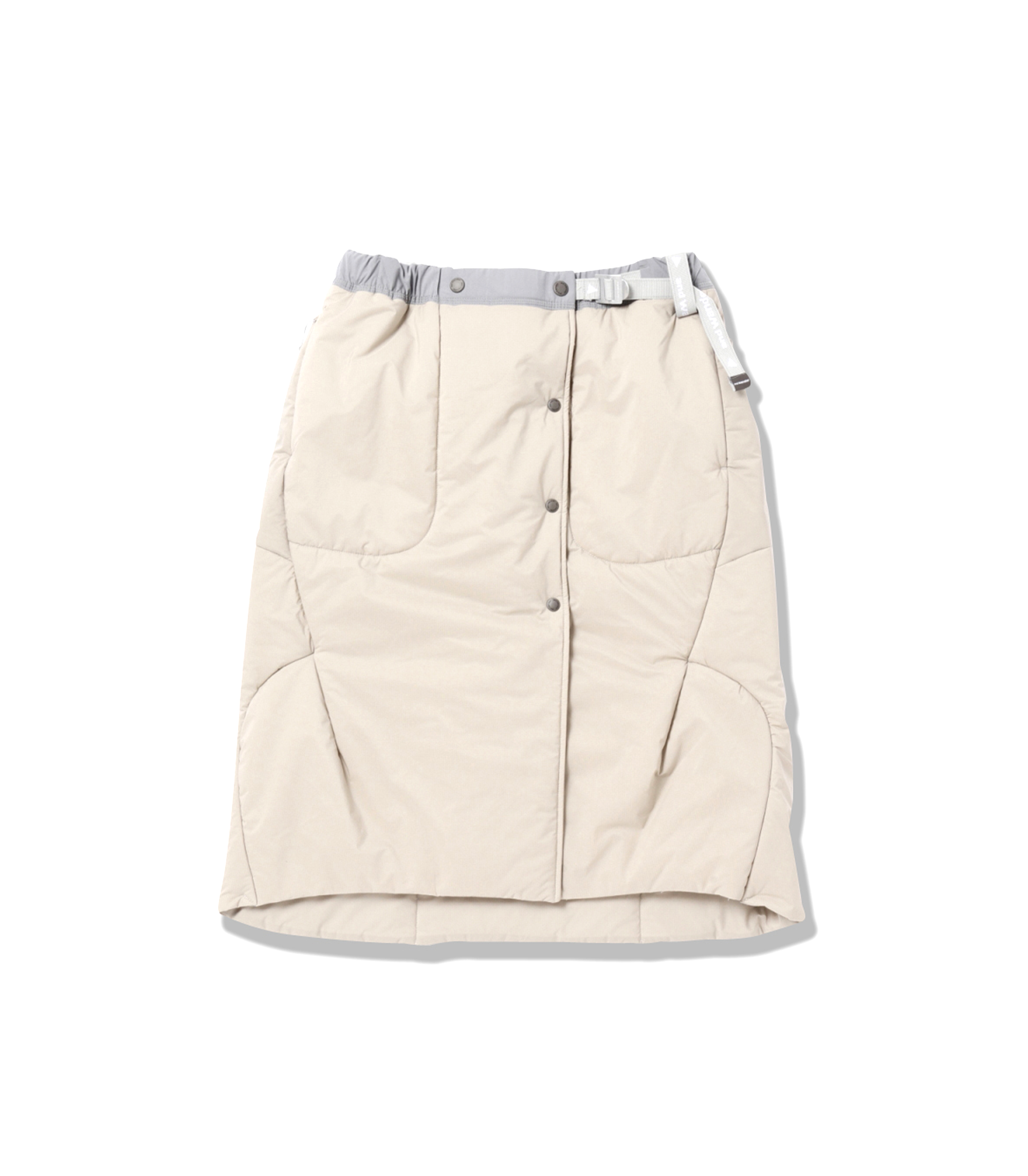 Womens Top Fleece Skirt - Light Beige