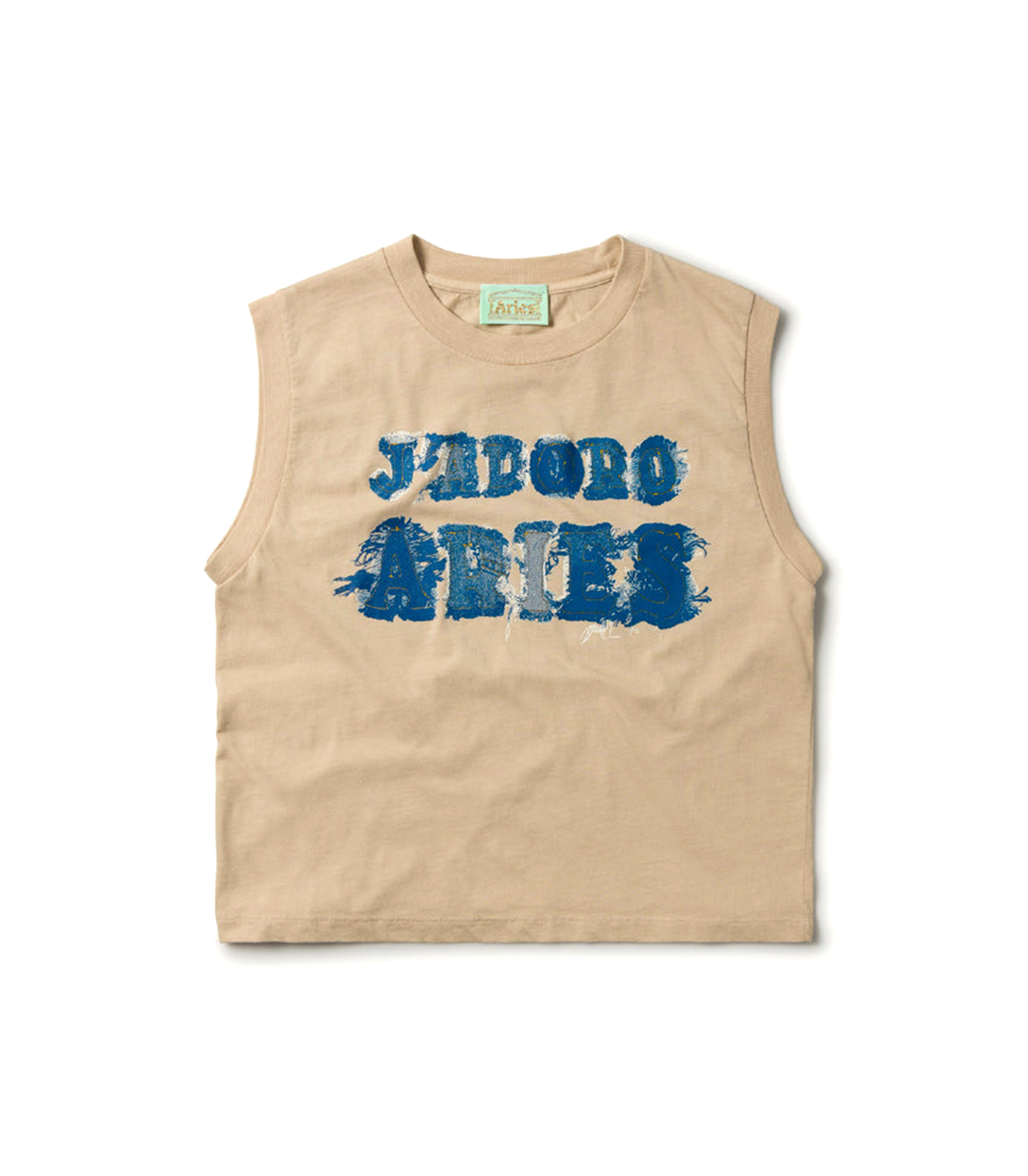 Jadoro Aries Shrunken Vest - Beige