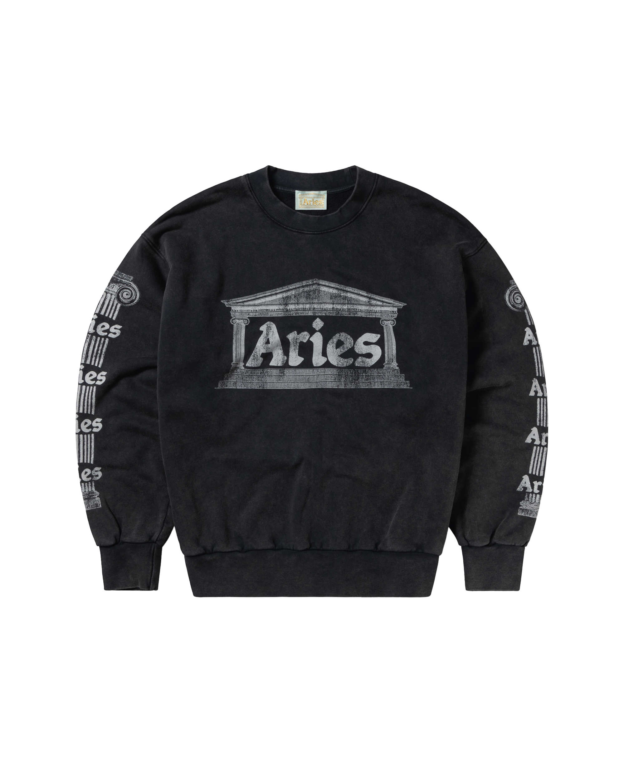 Aged Ancient Column Sweat - Black