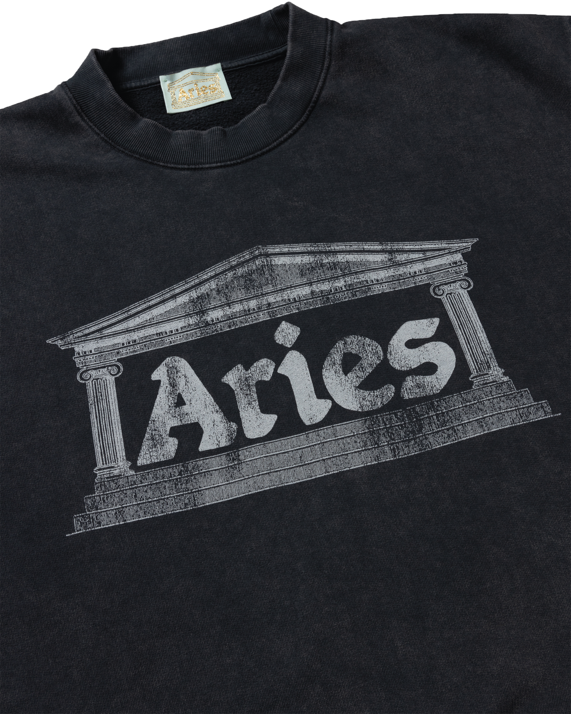 Aged Ancient Column Sweat - Black
