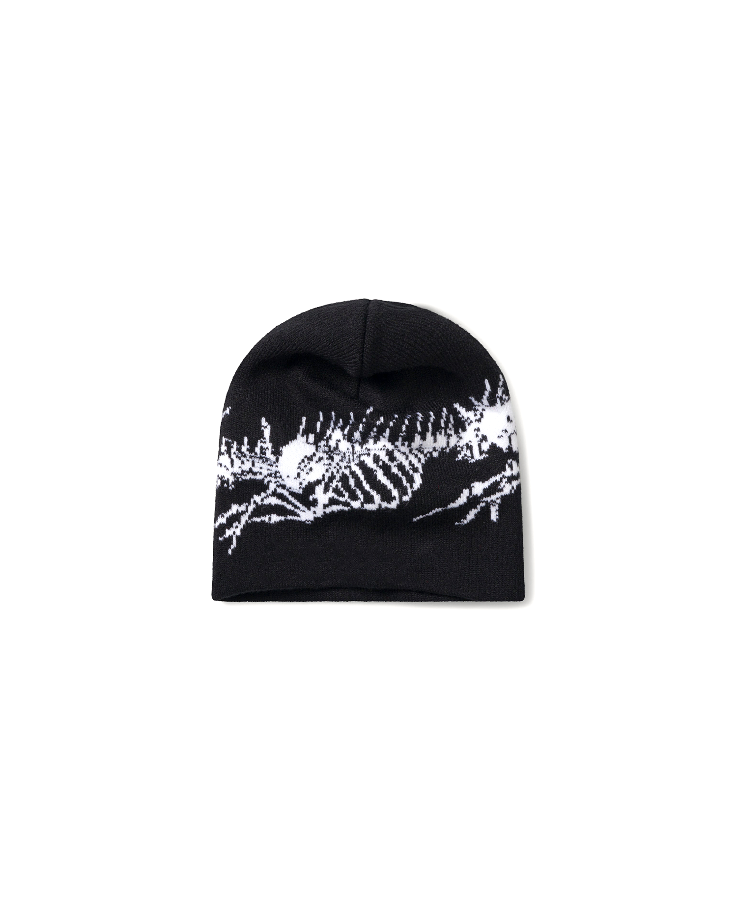 Dragon Skeleton Beanie - Black