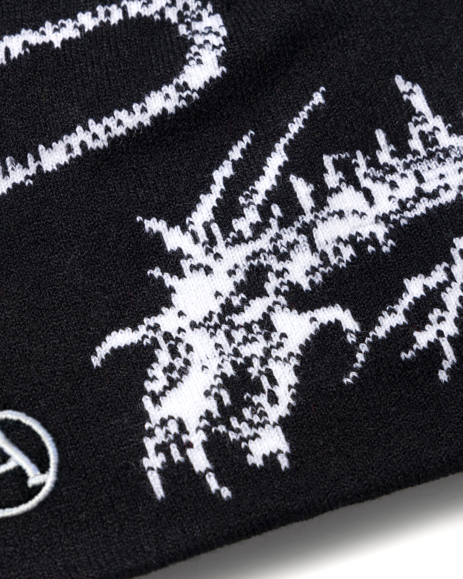Dragon Skeleton Beanie - Black