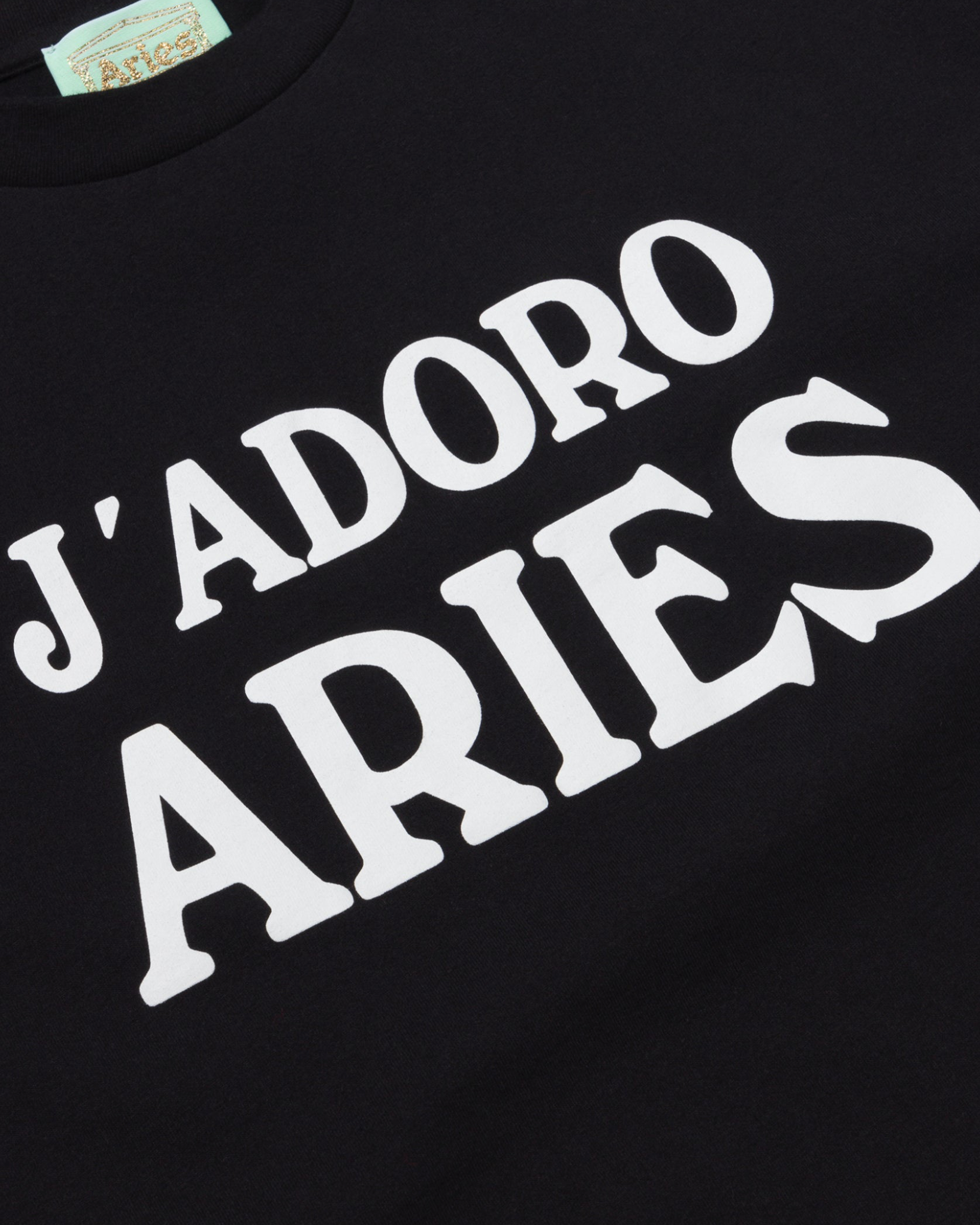 J'Adoro Aries Baby Tee - Black