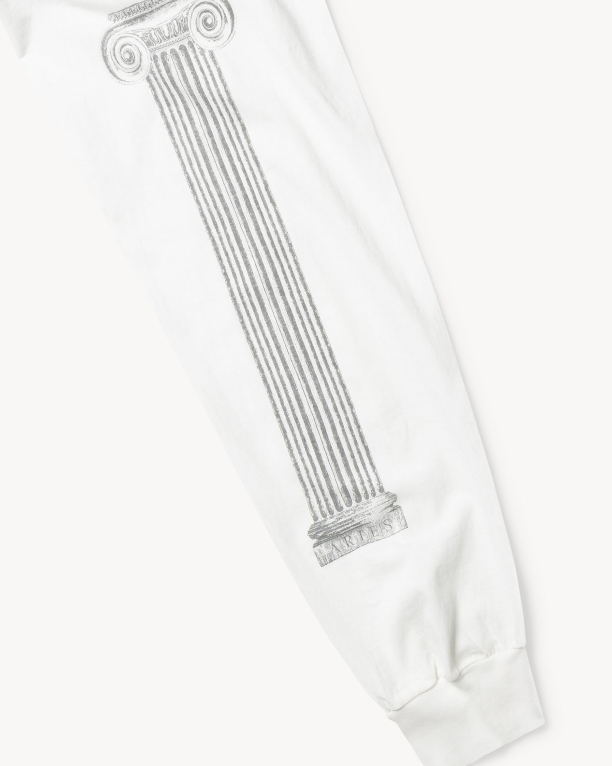 Time Machine Long Sleeve - Stained White