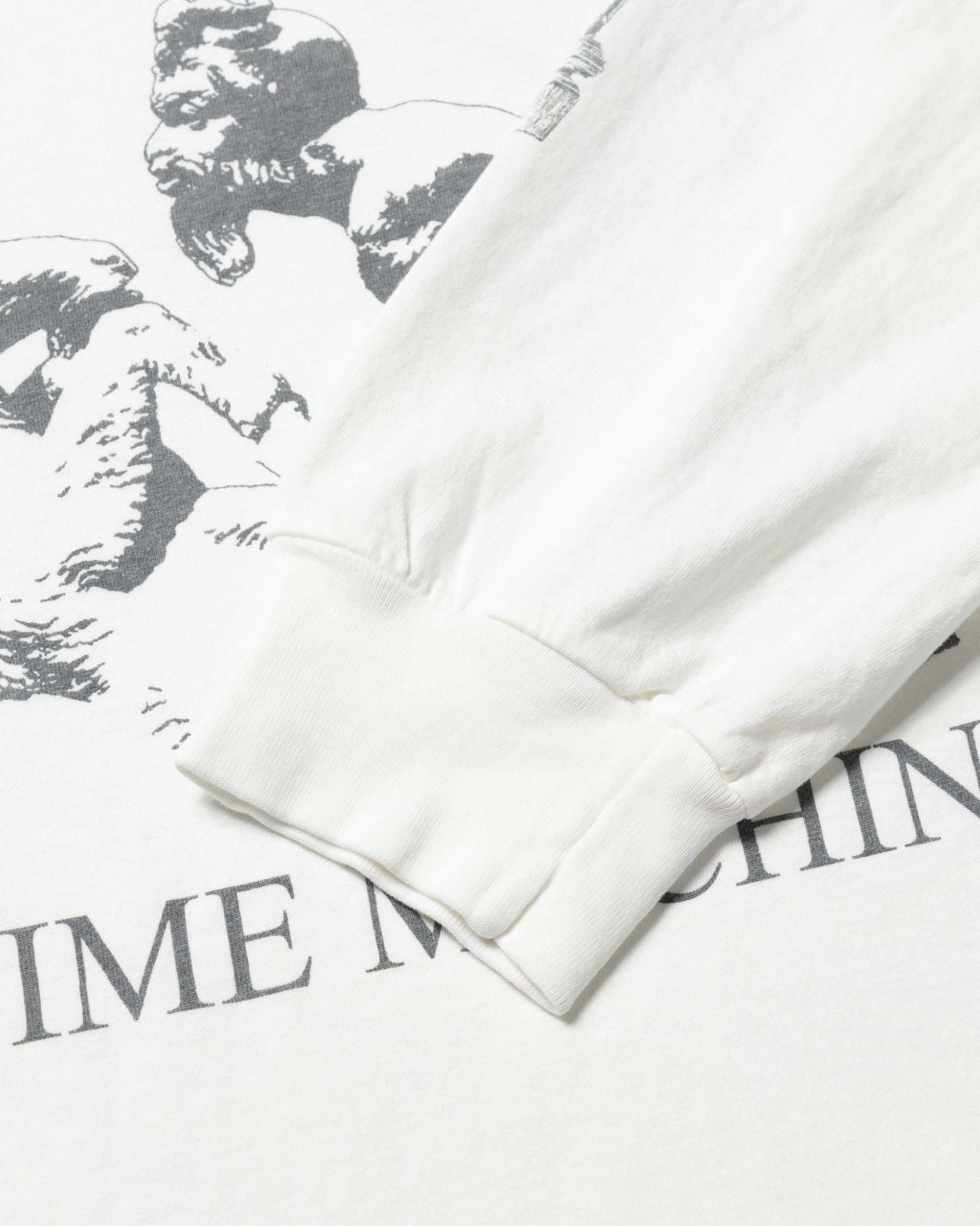 Time Machine Long Sleeve - Stained White