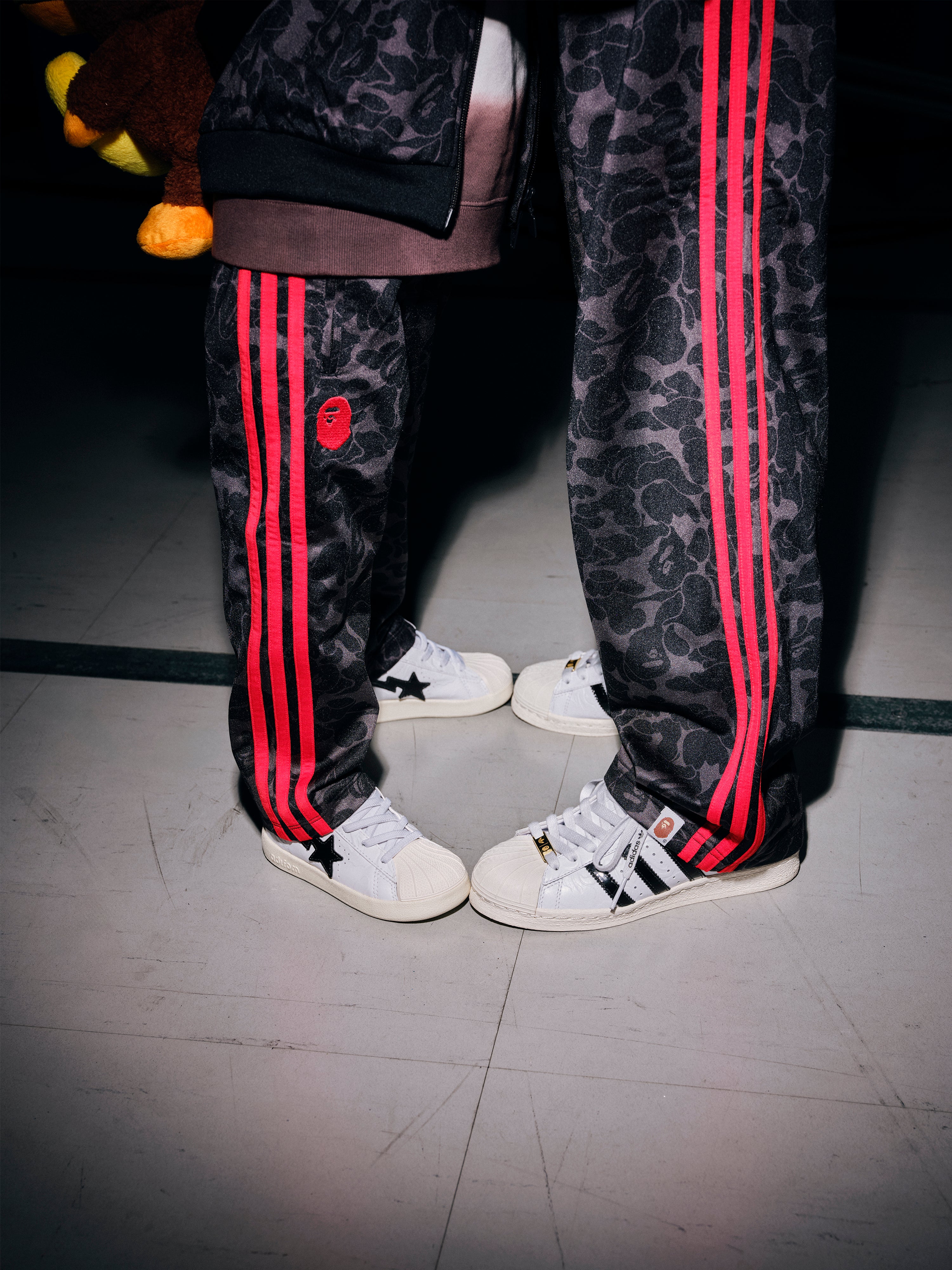 adidas bape track pants