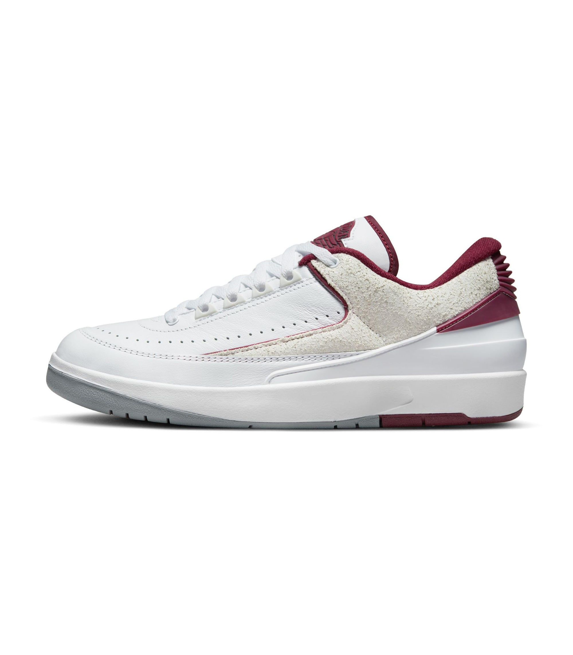 Air Jordan 2 Retro Low - White / Cherrywood Red