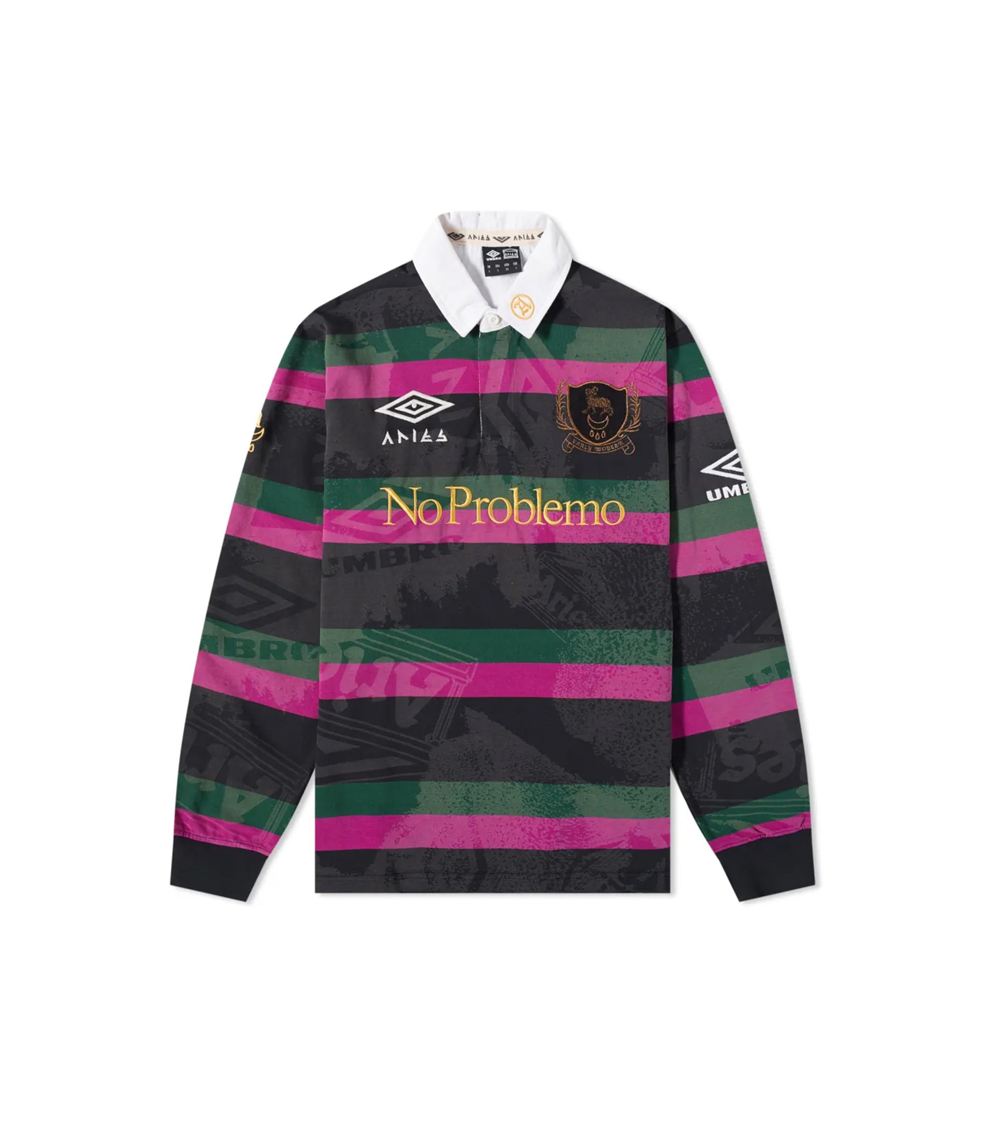 Umbro Lasered Rugby Shirt - Black / Purple